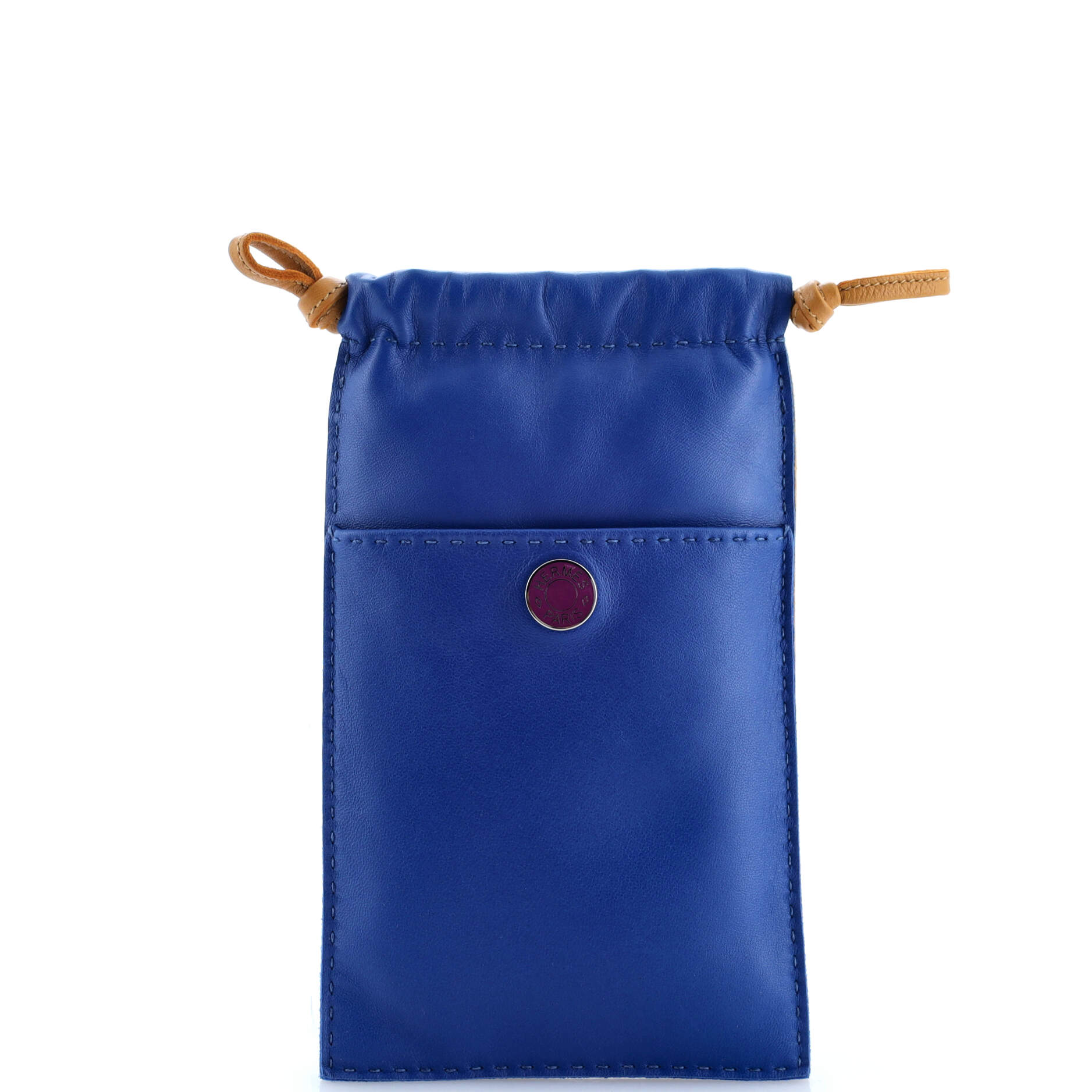 Hermes Pilo Phone Case Milo Lambskin and Swift