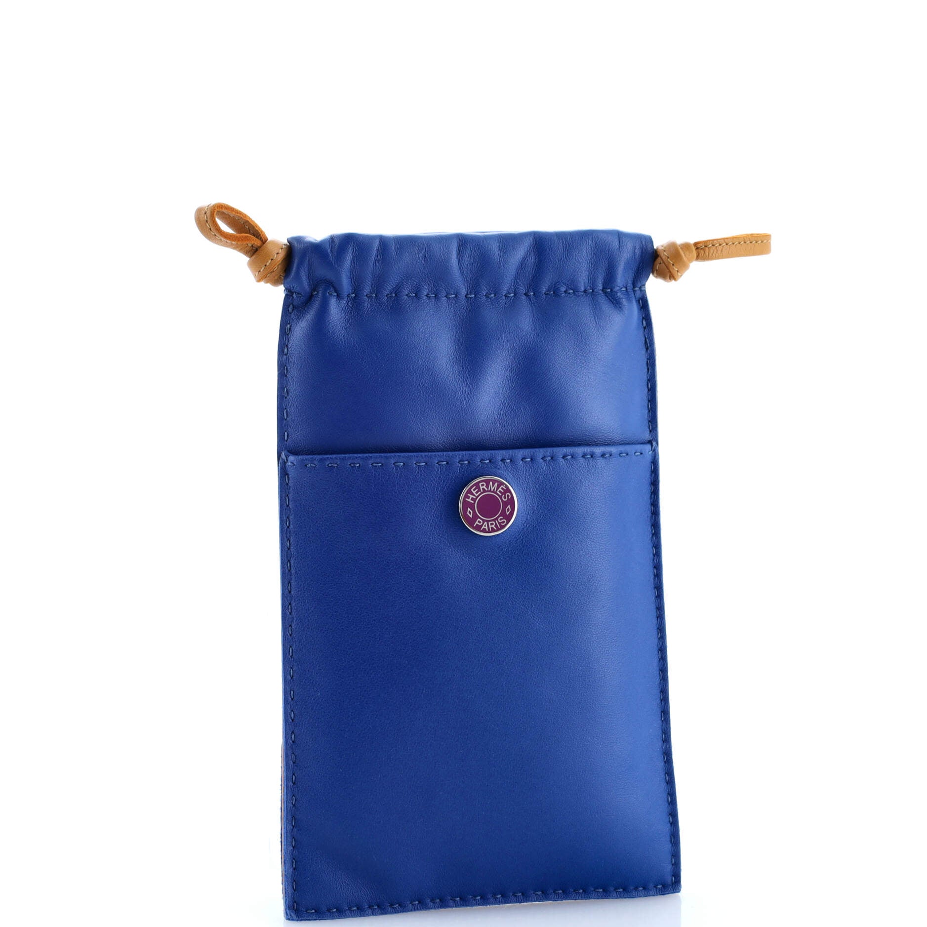 Hermes Pilo Phone Case Milo Lambskin and Swift