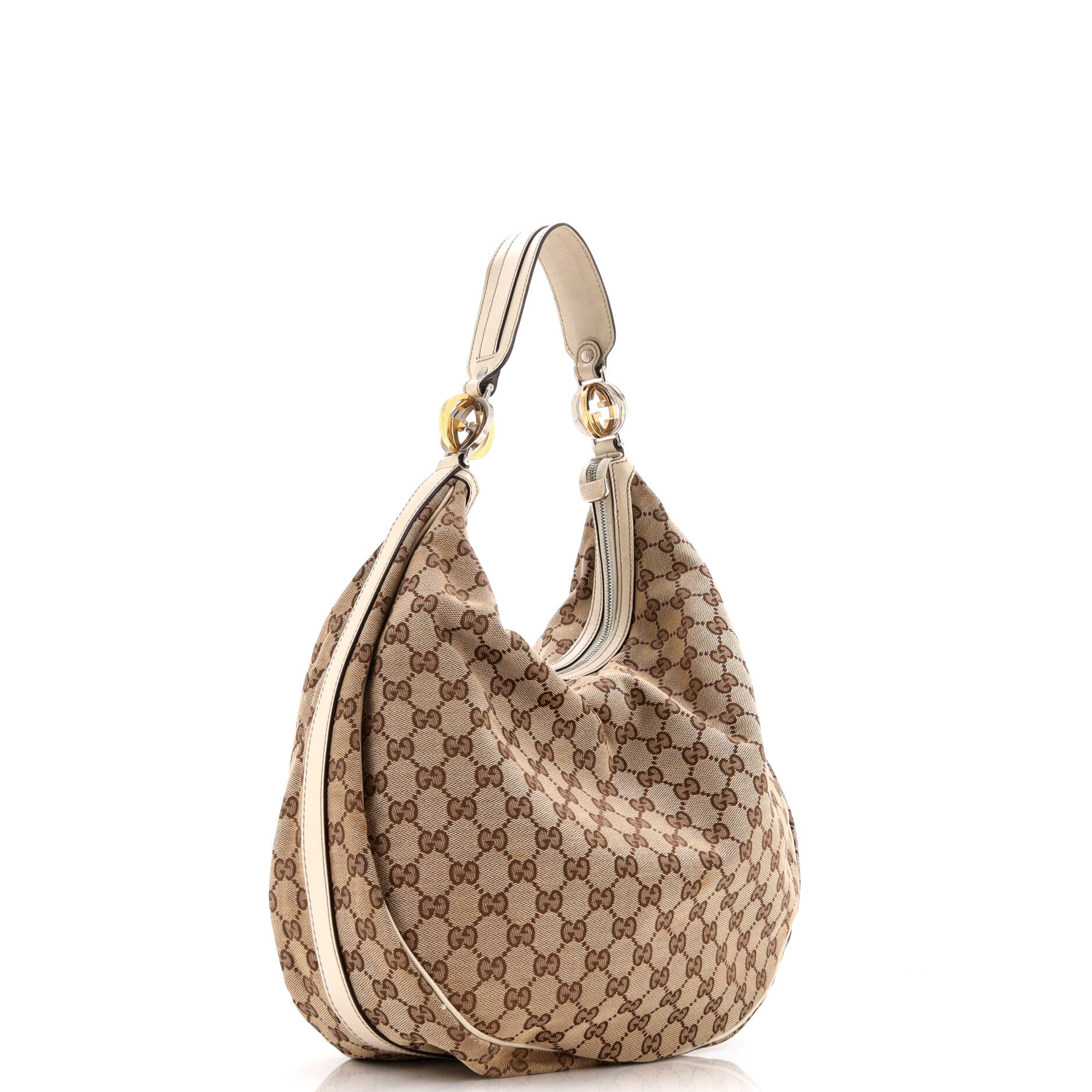 Gucci Twins Hobo GG Canvas Medium