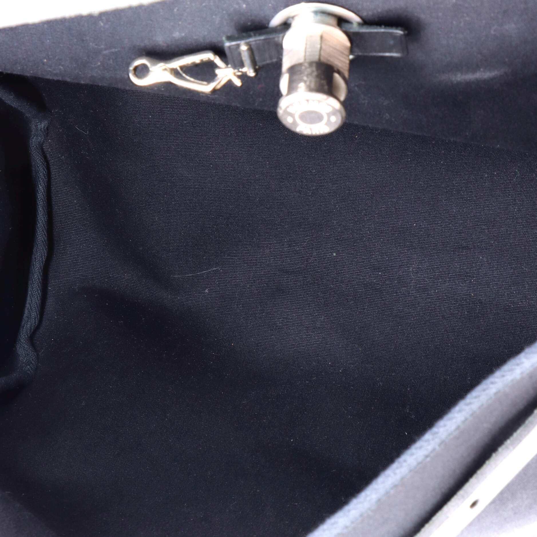 Hermes Herbag Toile and Leather MM