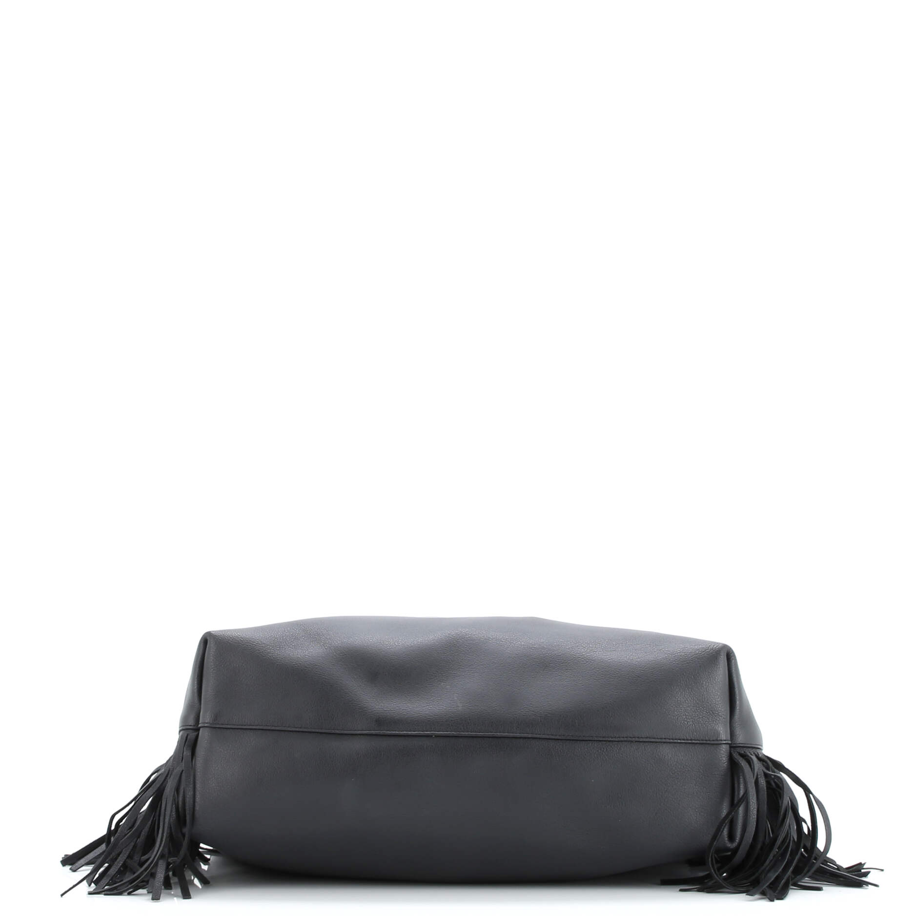 Saint Laurent Fringe Shopper Tote Leather Large