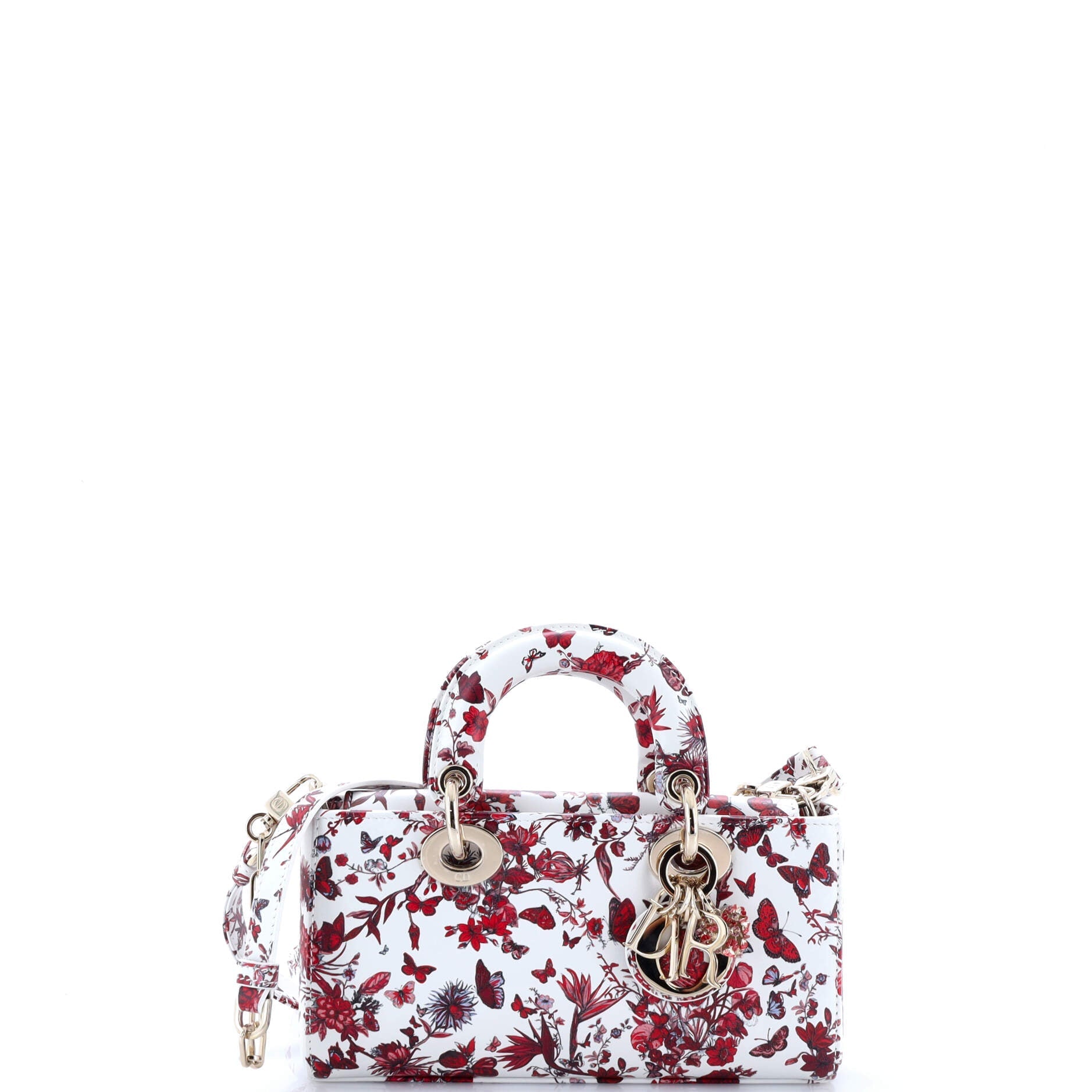 Christian Dior Lady D-Joy Bag Printed Leather Small