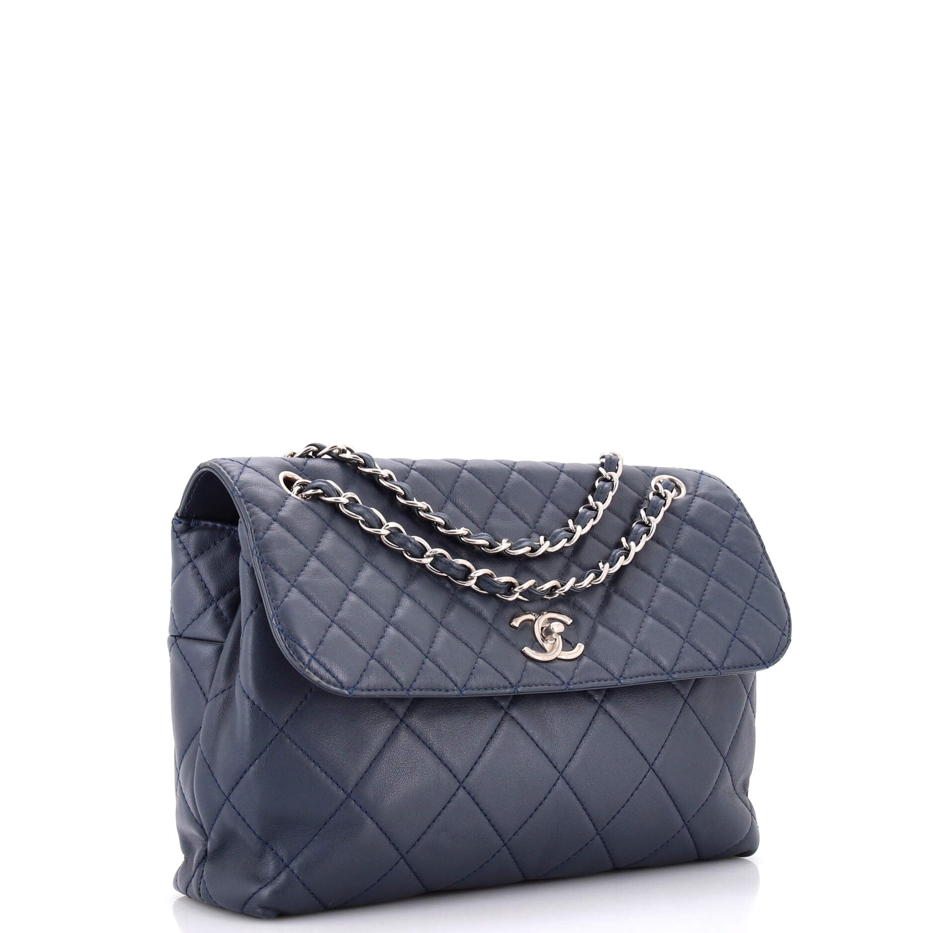 Chanel In The Business Flap Bag Quilted Calfskin Maxi