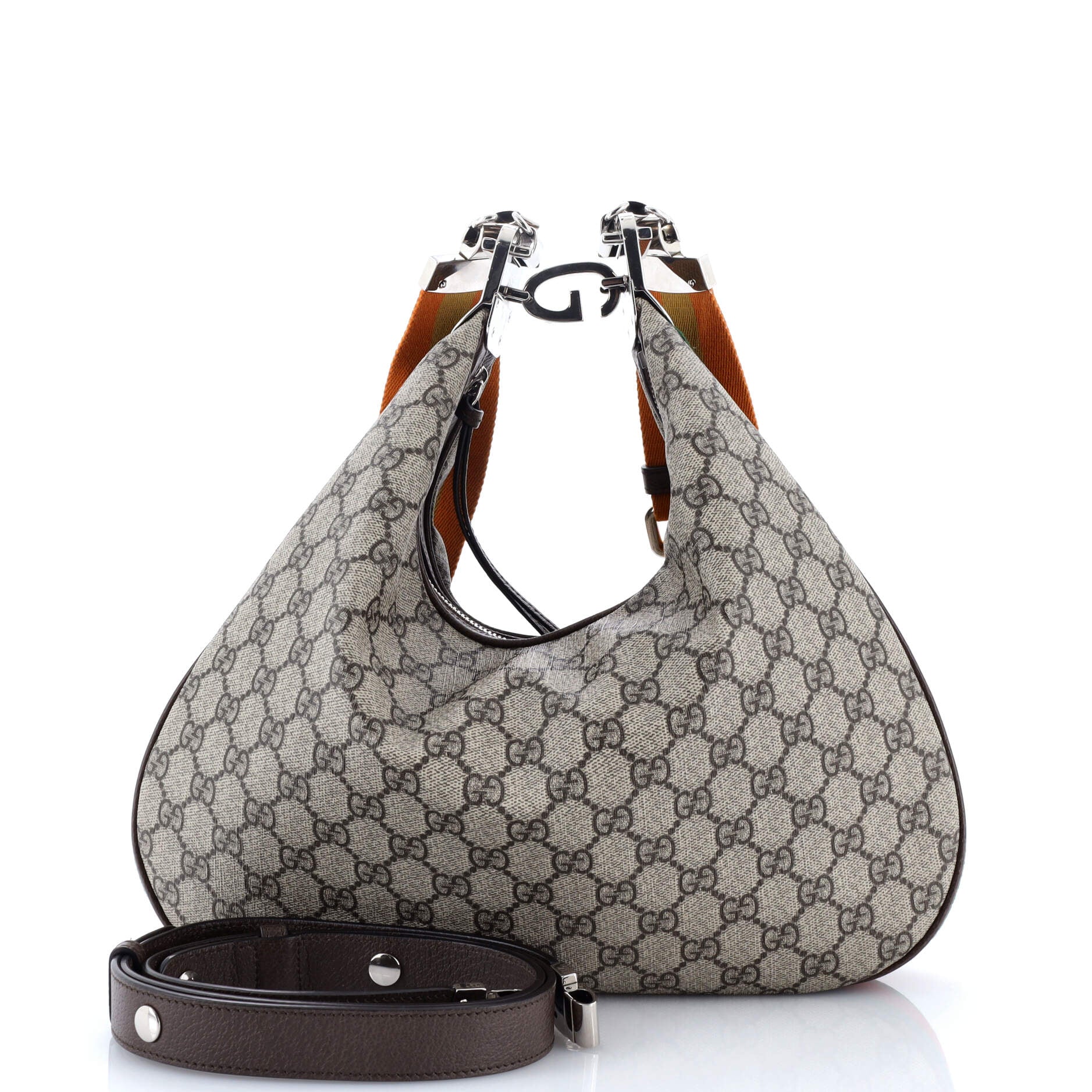 Gucci Attache Shoulder Bag GG Coated Canvas Medium