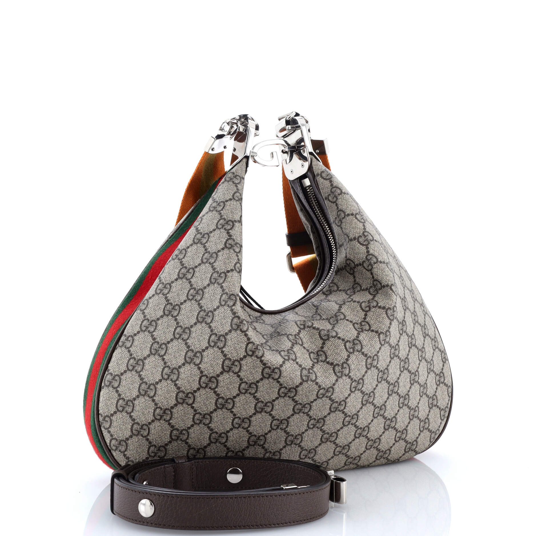 Gucci Attache Shoulder Bag GG Coated Canvas Medium