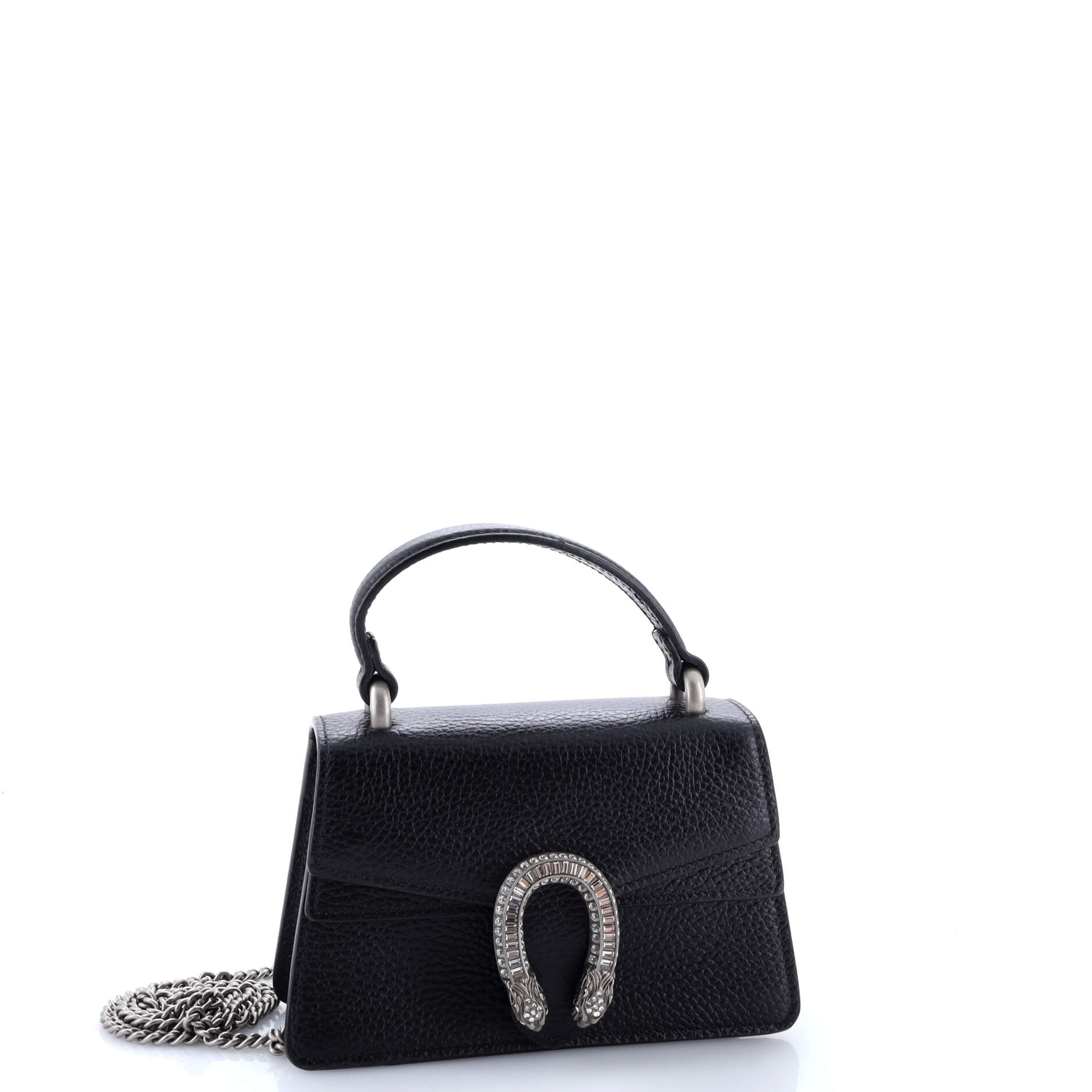 Gucci Dionysus Top Handle Bag Leather with Crystals Mini