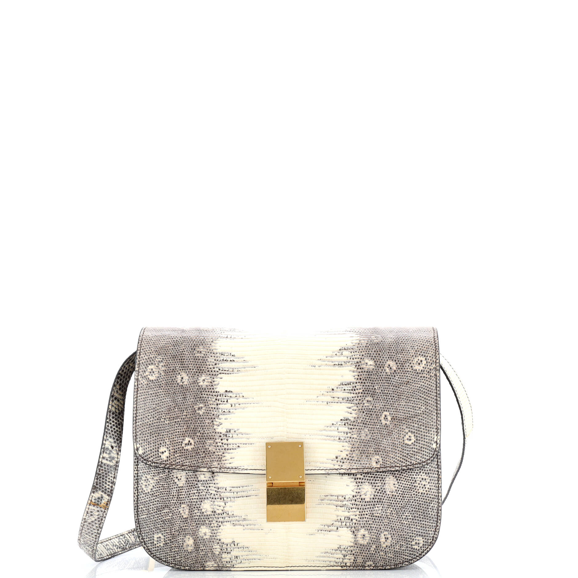 Celine Classic Box Bag Lizard Medium