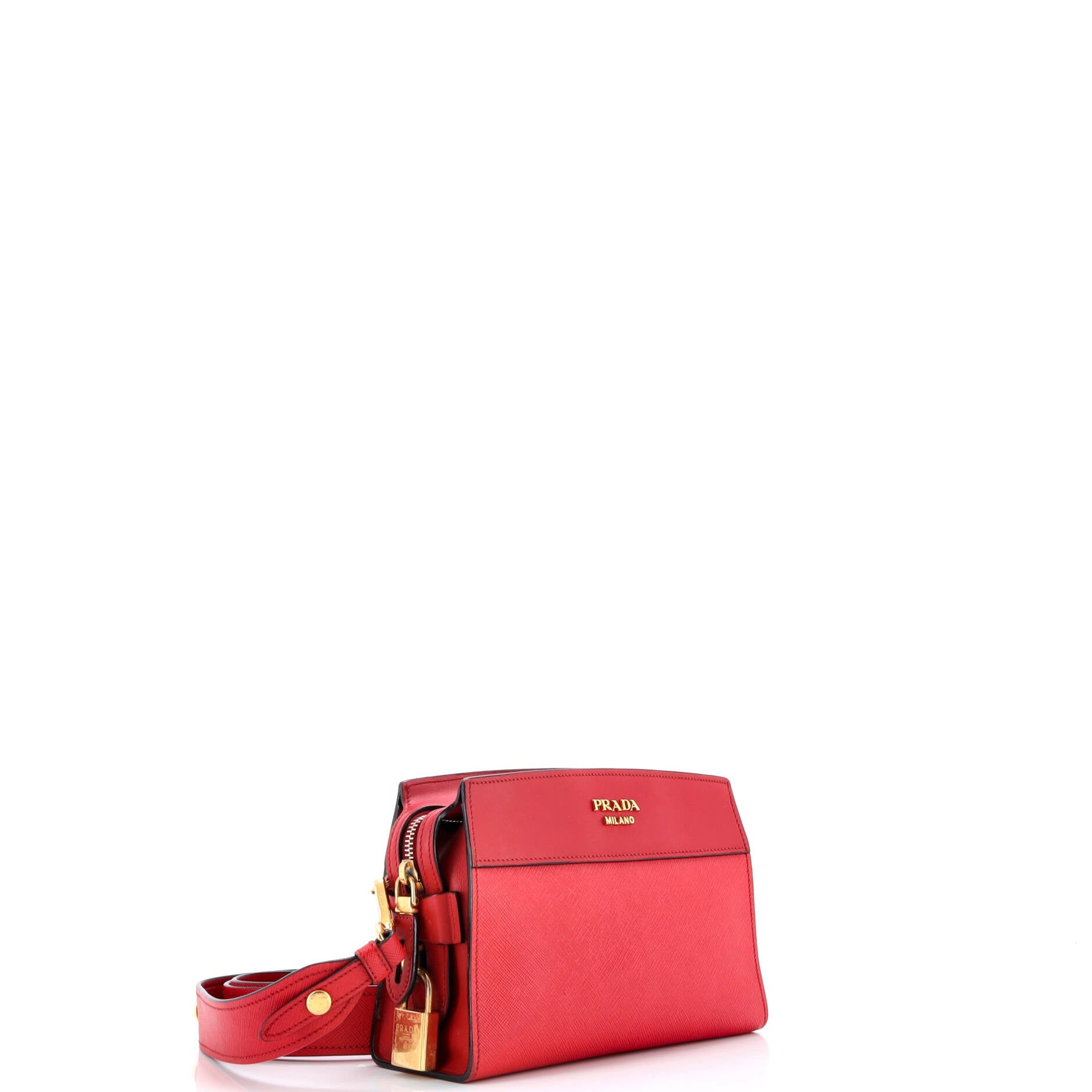 Prada Esplanade Crossbody Bag Saffiano with City Calf Small