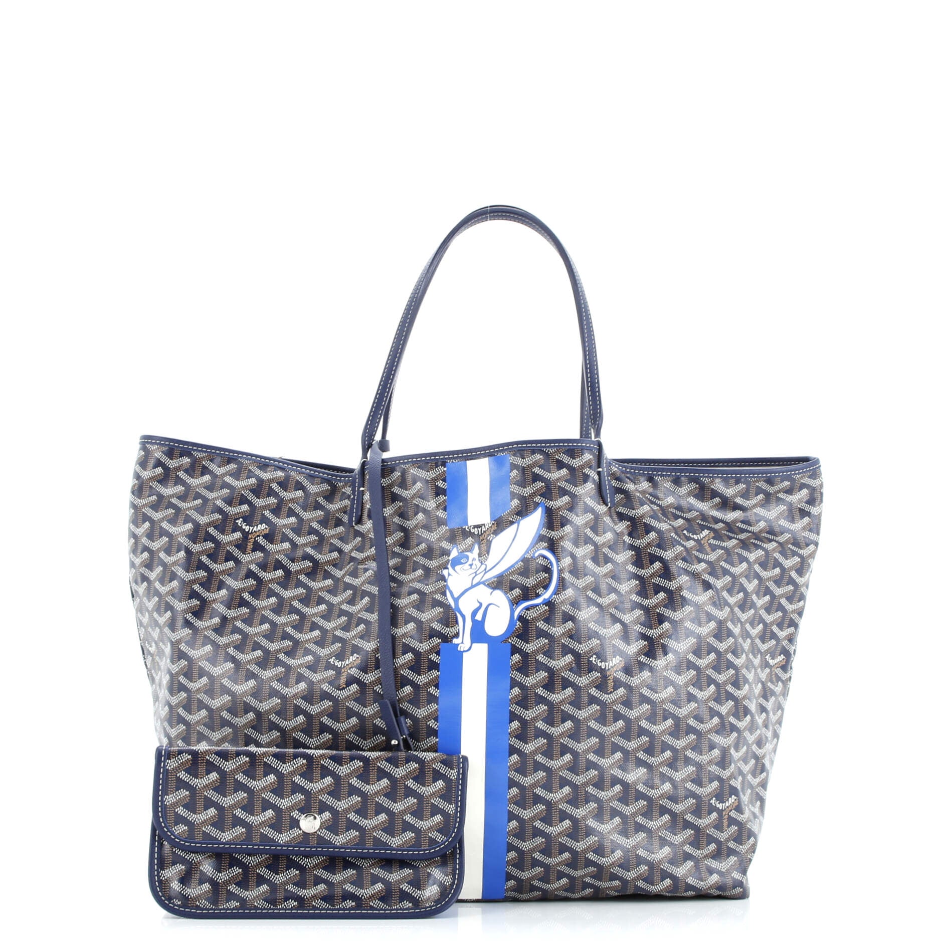Goyard Saint Louis Tote Printed Coated Canvas GM