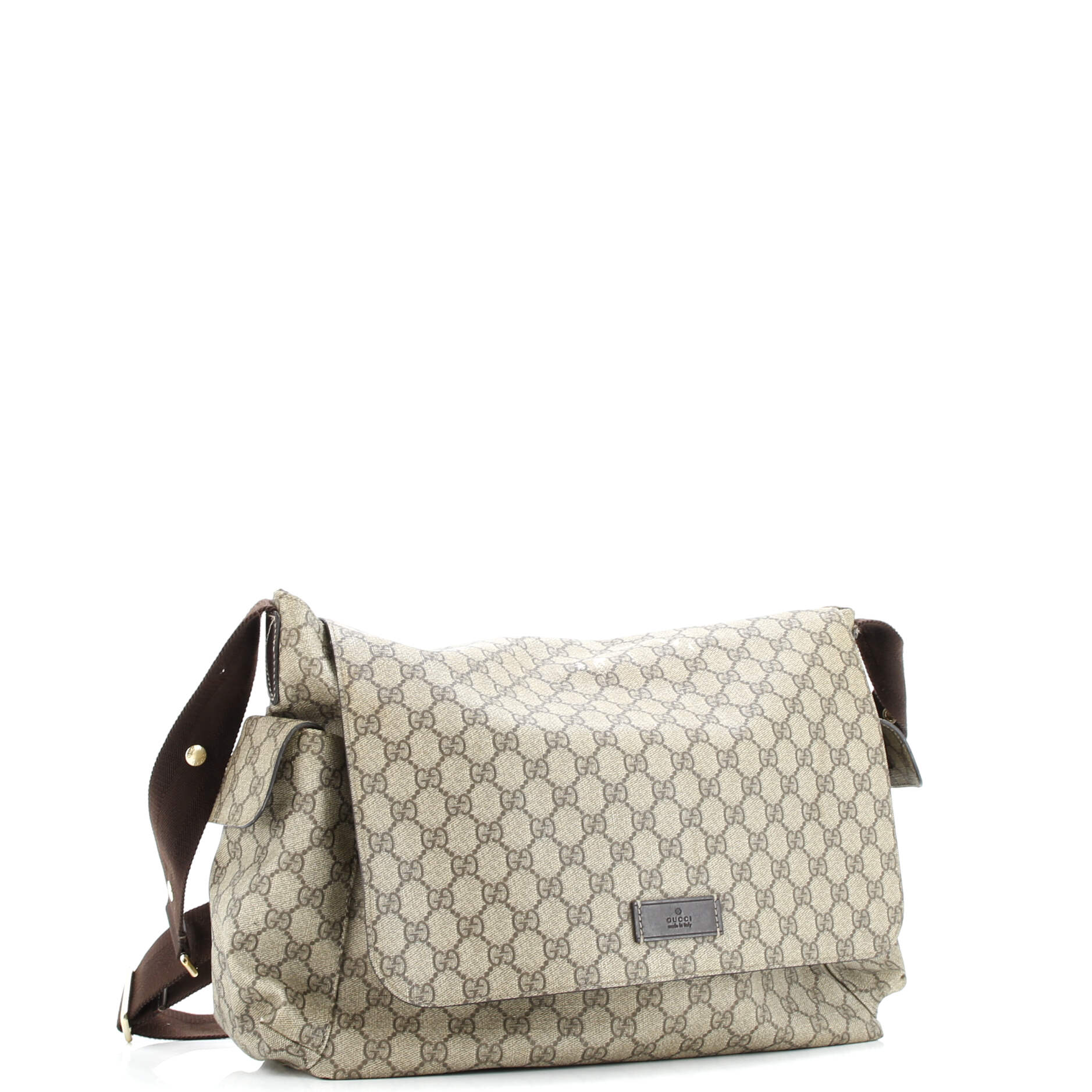 Gucci Diaper Bag GG Coated Canvas