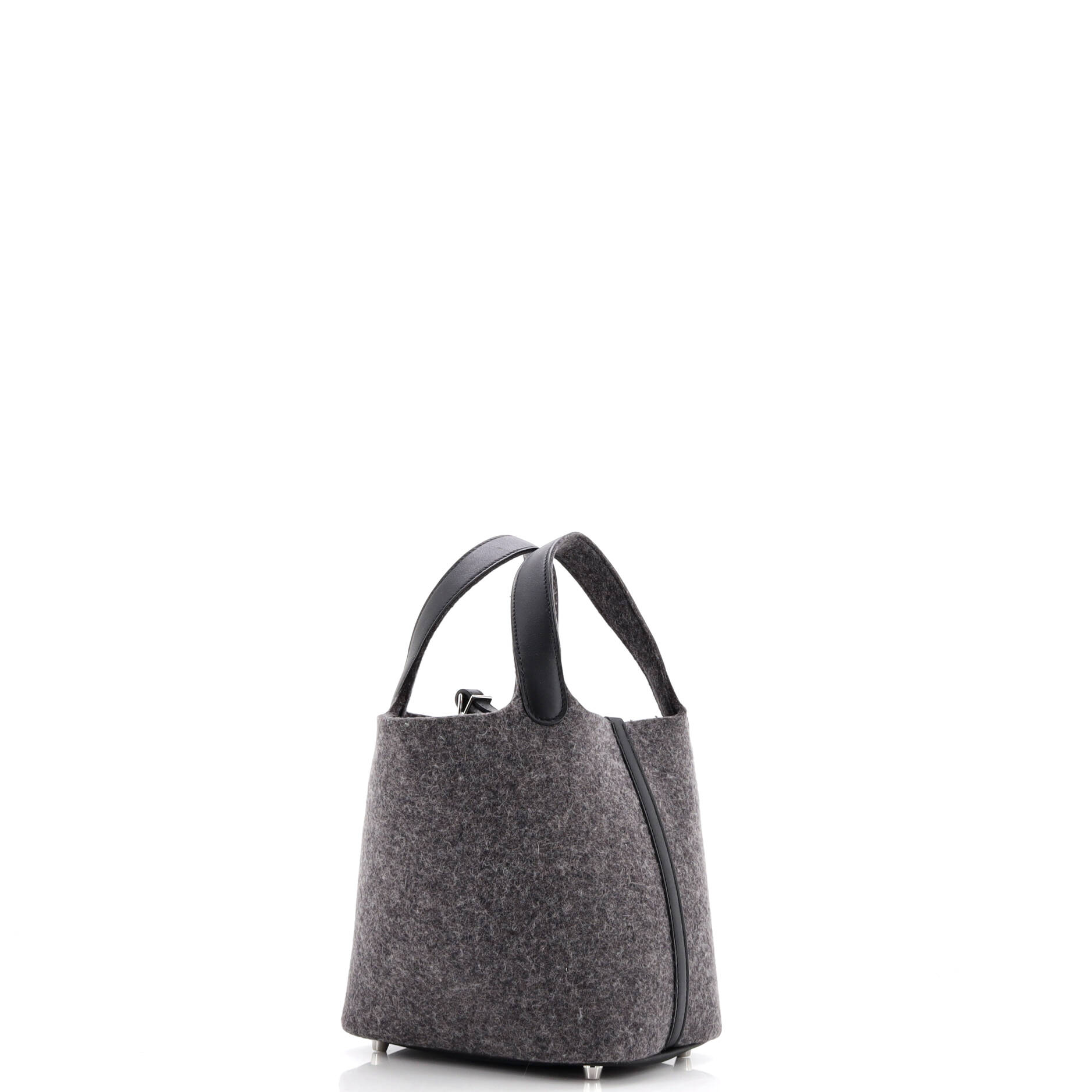 Hermes Picotin Lock Bag Felt with Leather PM