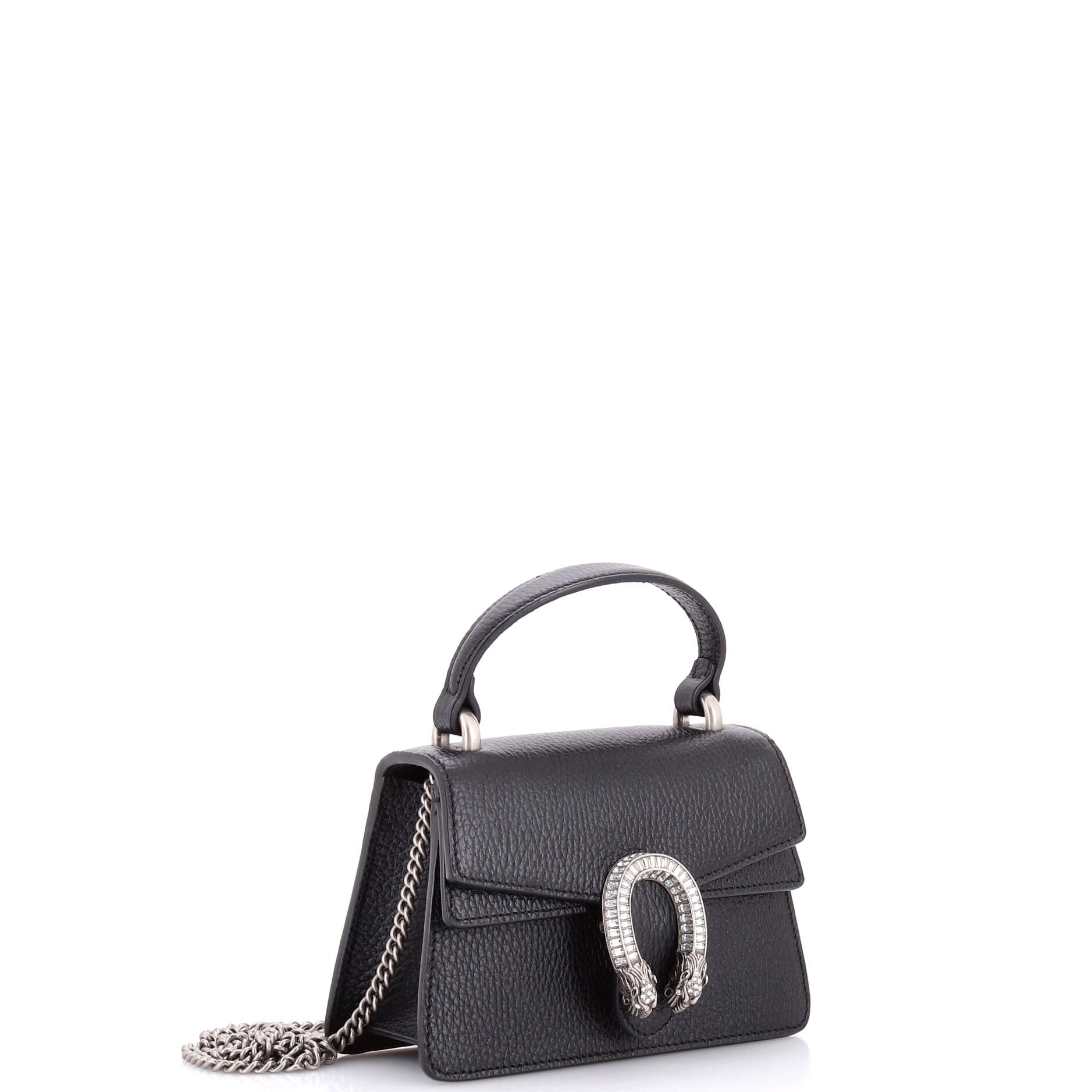 Gucci Dionysus Top Handle Bag Leather with Crystals Mini
