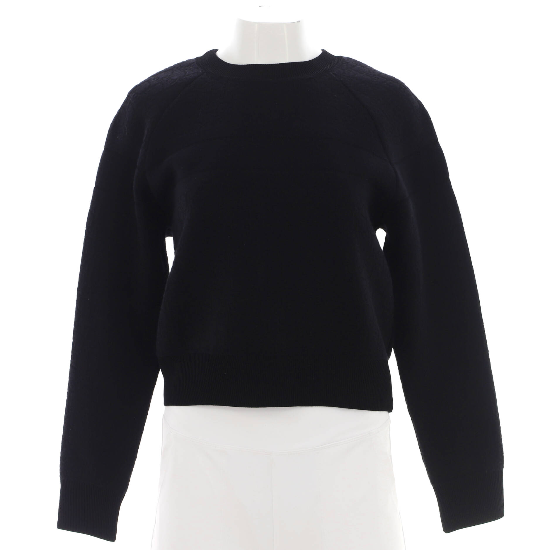 Christian Dior Women's Logo Crewneck Sweater Cashmere Blend