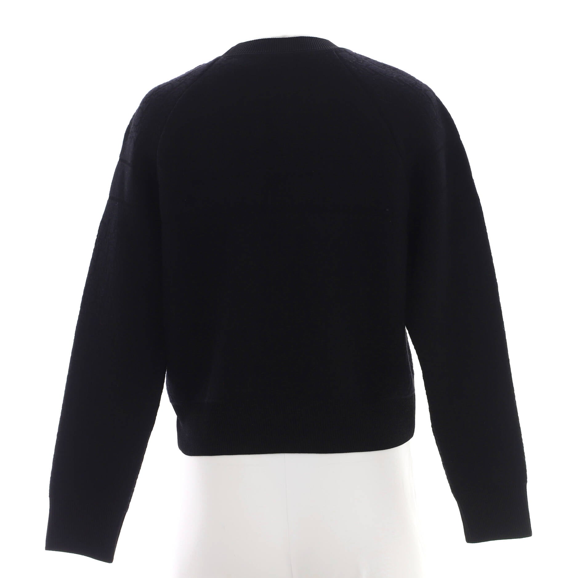 Christian Dior Women's Logo Crewneck Sweater Cashmere Blend