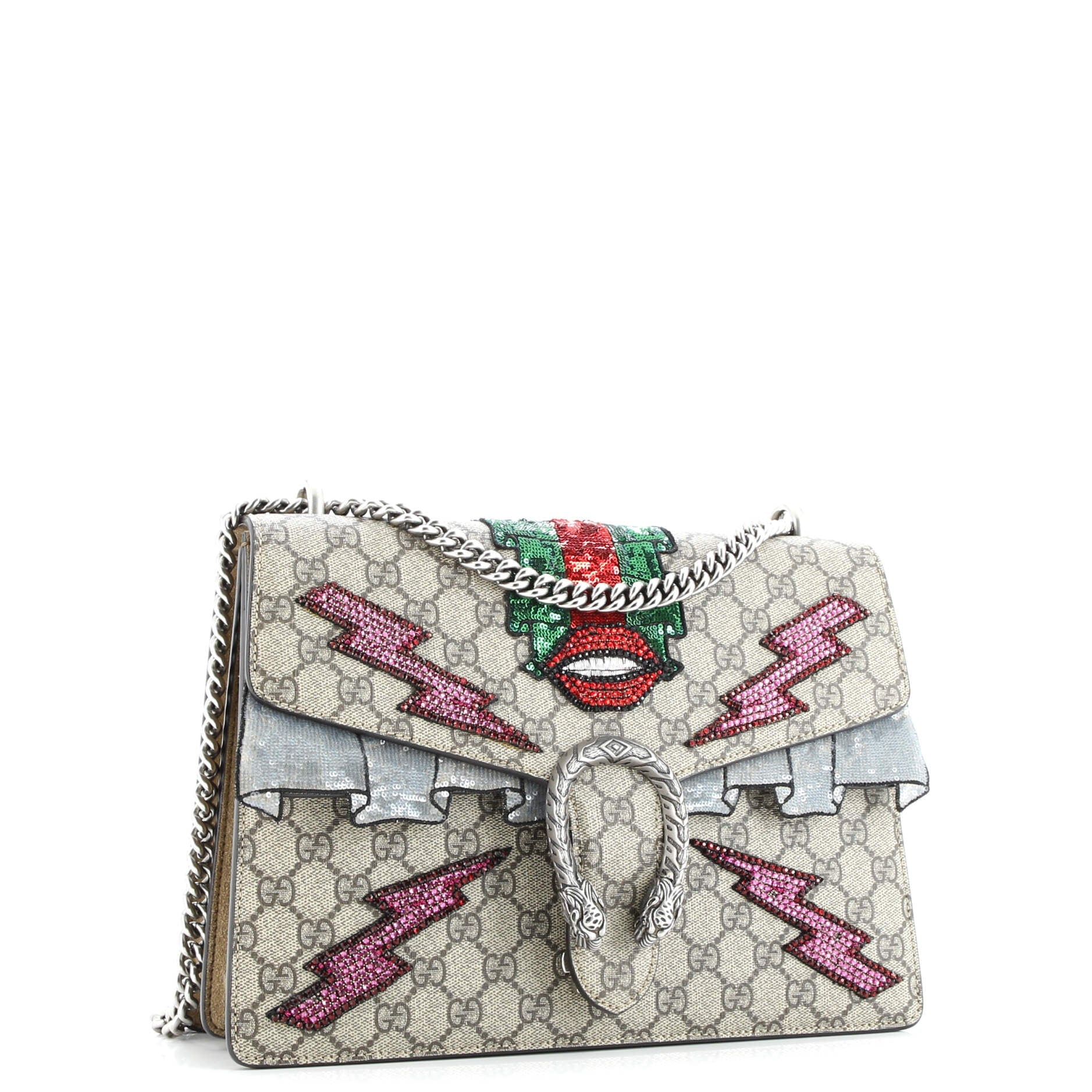 Gucci Dionysus Bag Embellished GG Coated Canvas Medium