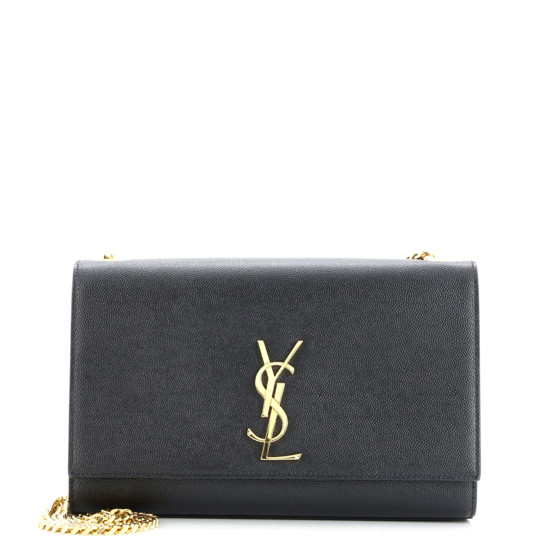 Saint Laurent Classic Monogram Crossbody Bag Grainy Leather Medium