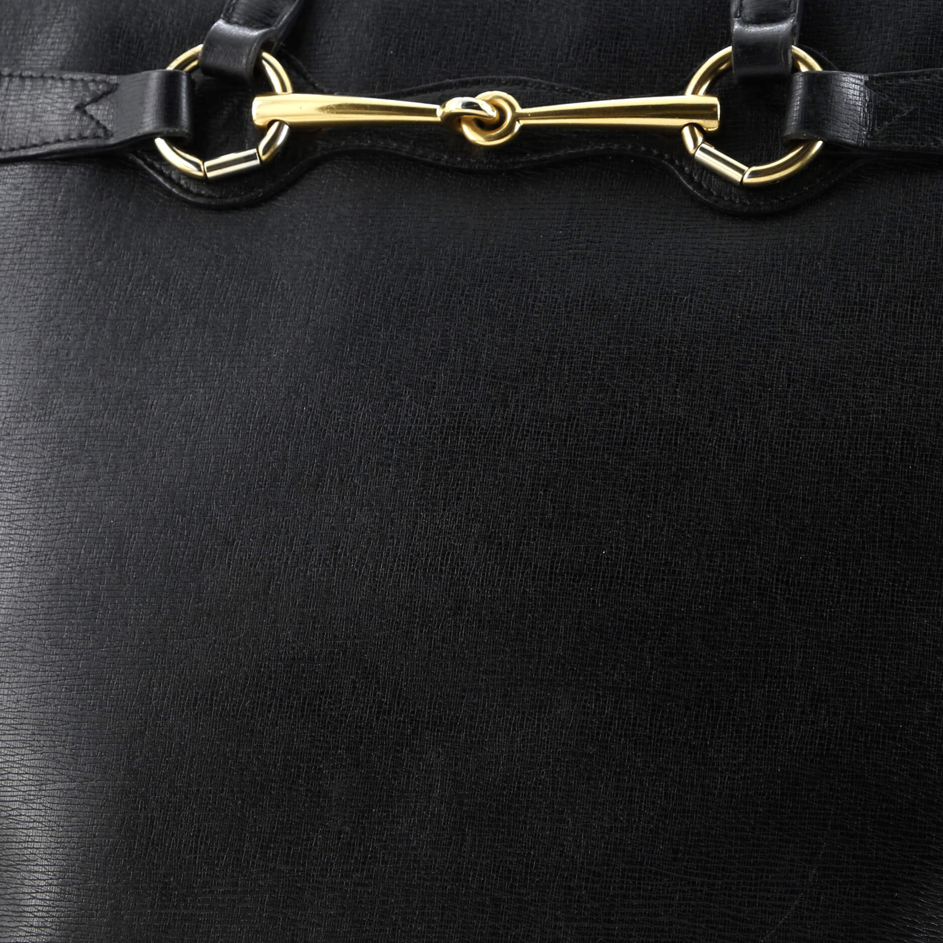 Gucci Bright Bit Convertible Tote Leather Large