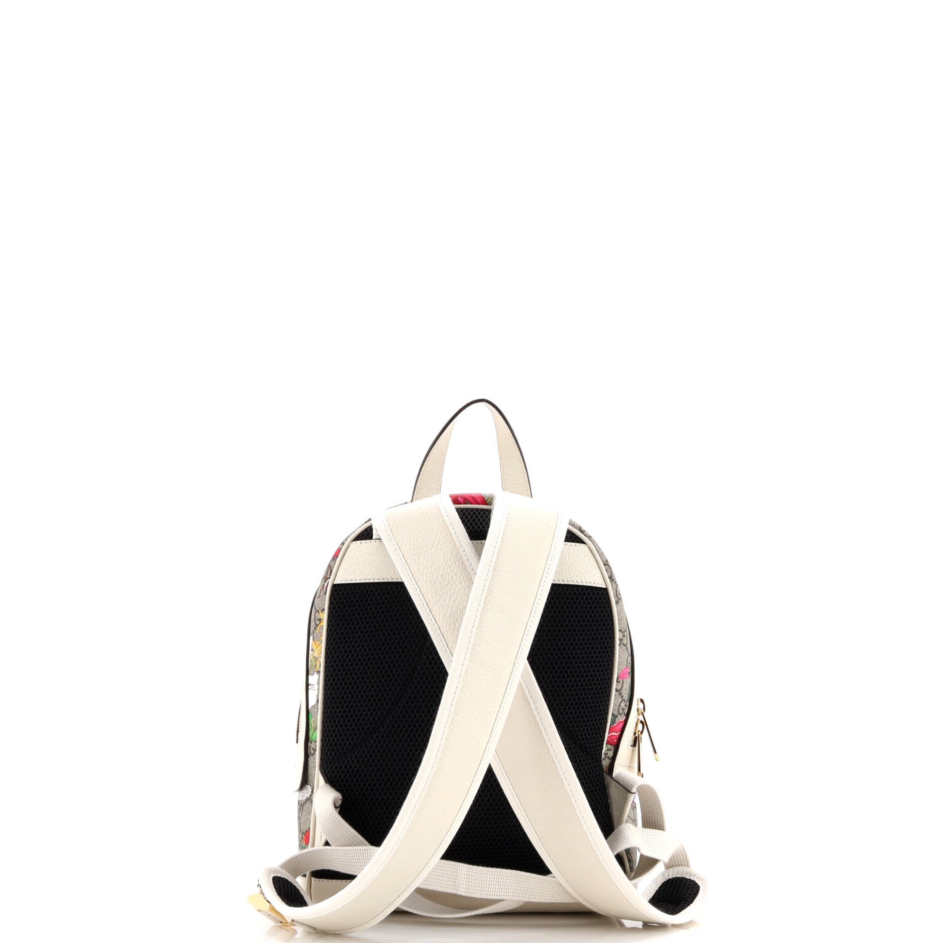 Gucci Ophidia Backpack Flora GG Coated Canvas and Leather  Small