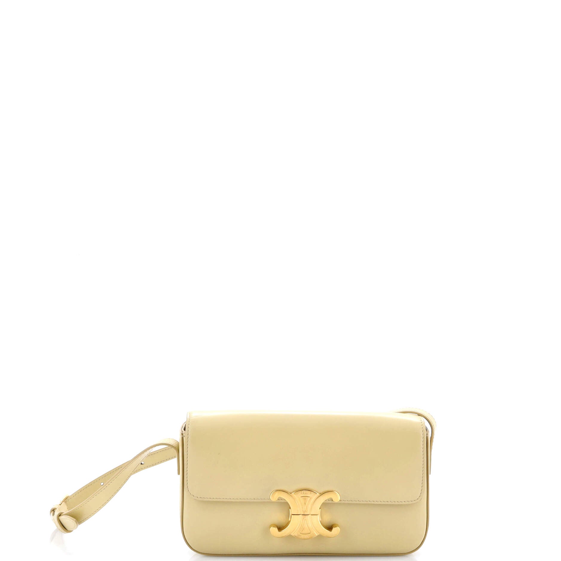 Celine Triomphe East-West Shoulder Bag Smooth Calfskin