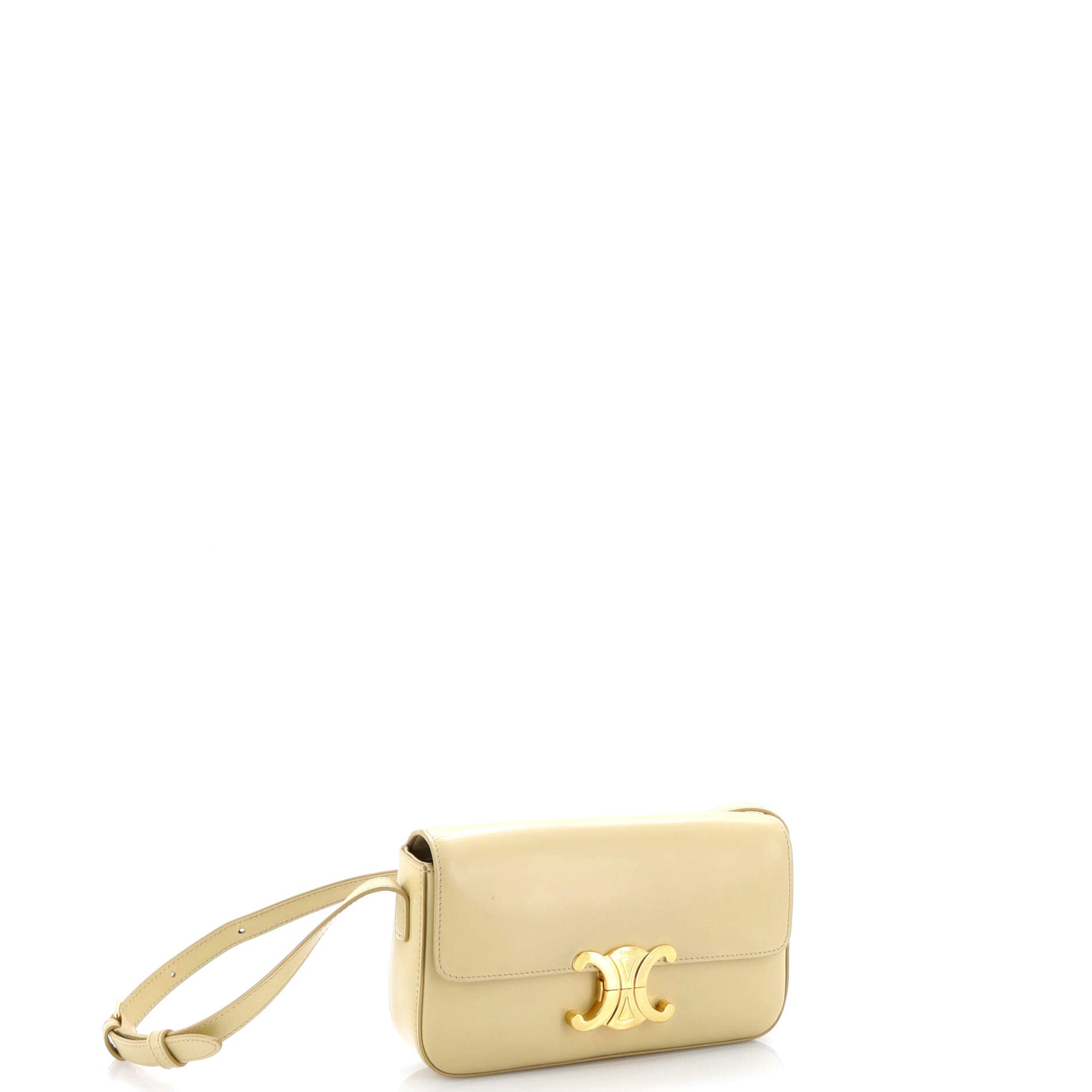 Celine Triomphe East-West Shoulder Bag Smooth Calfskin