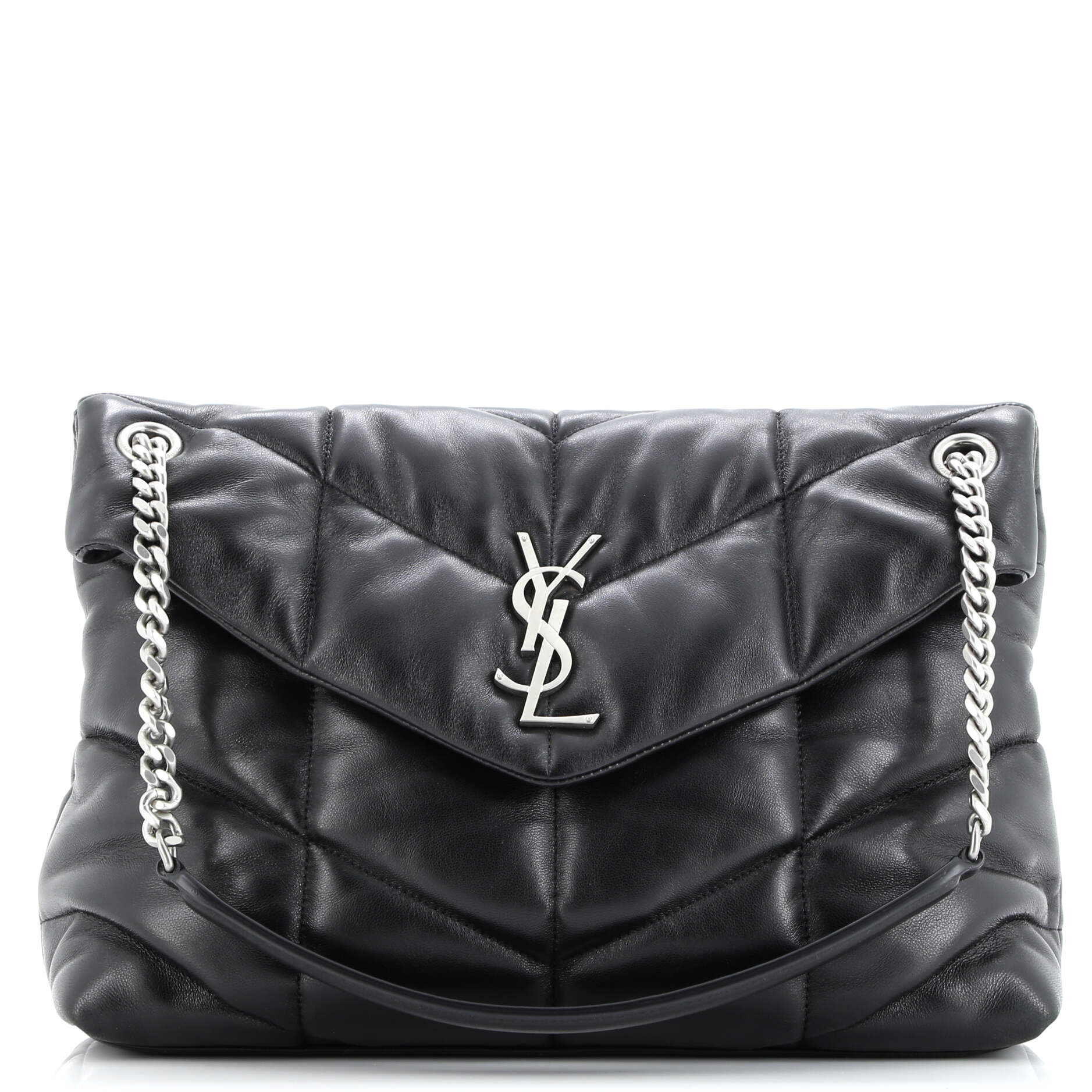 Saint Laurent Loulou Puffer Shoulder Bag Quilted Leather Medium