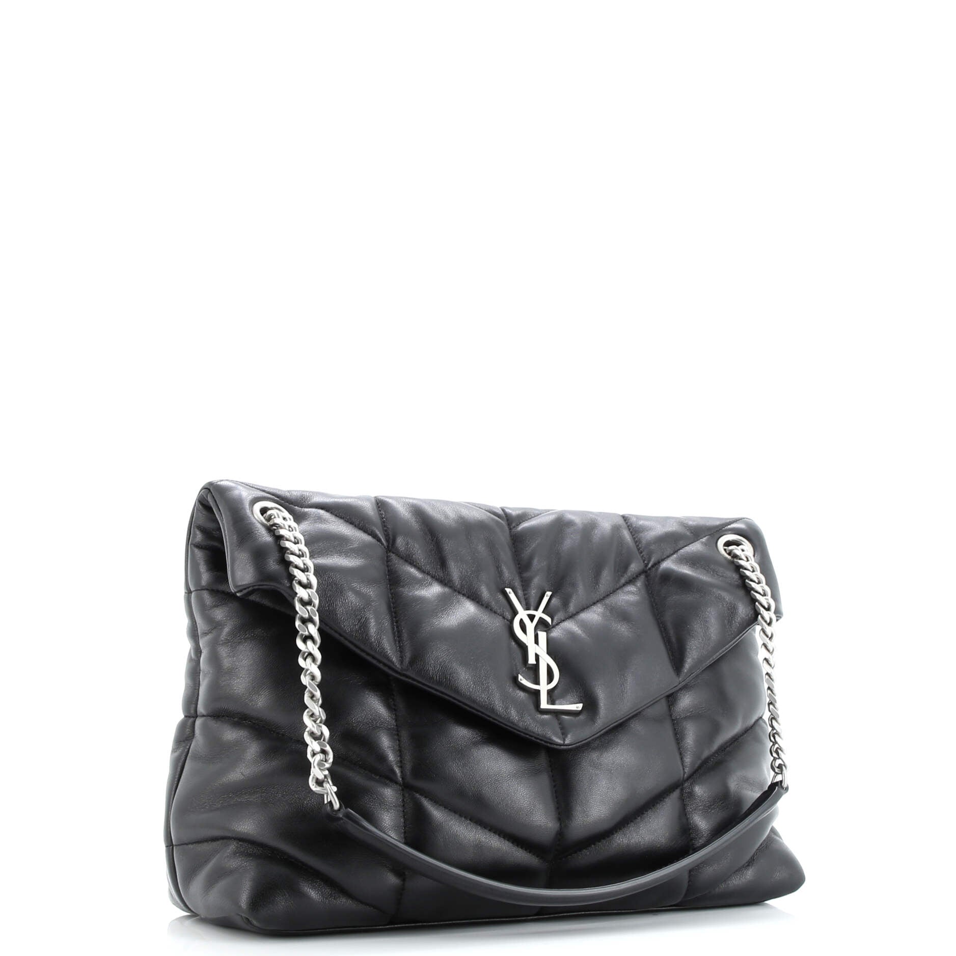 Saint Laurent Loulou Puffer Shoulder Bag Quilted Leather Medium