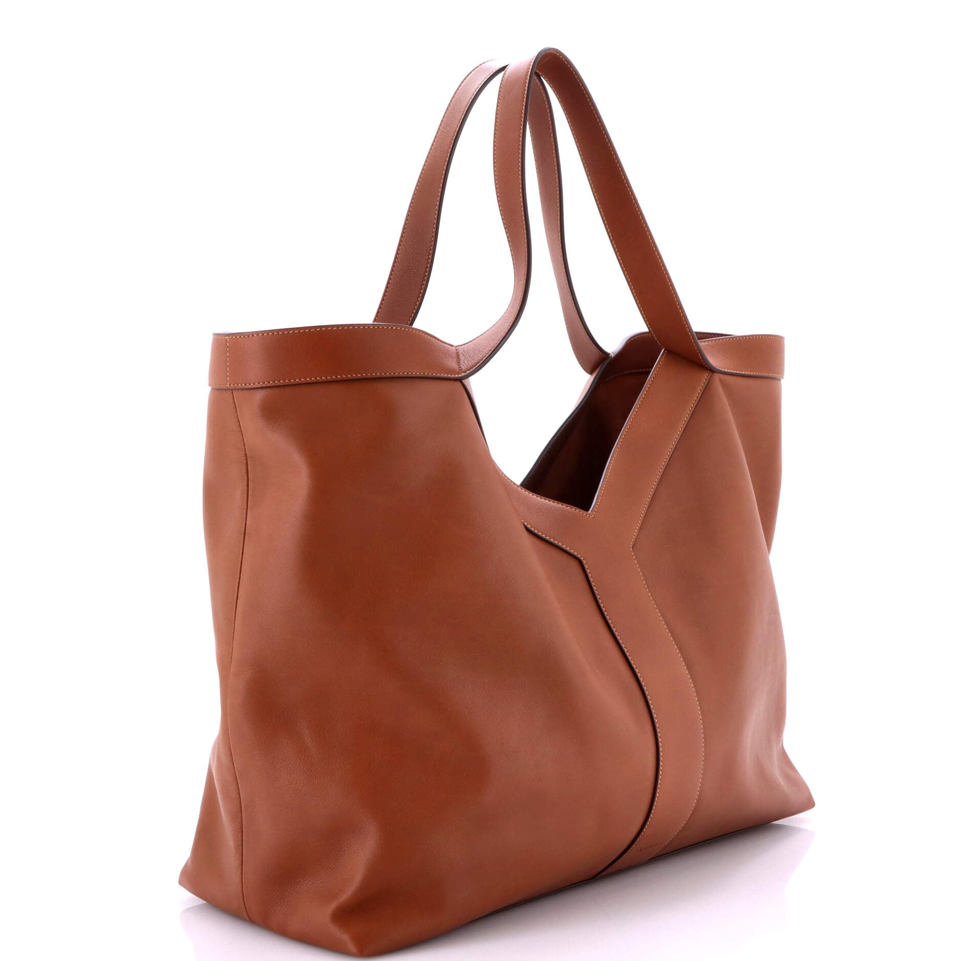 Saint Laurent Y Tote Leather Large