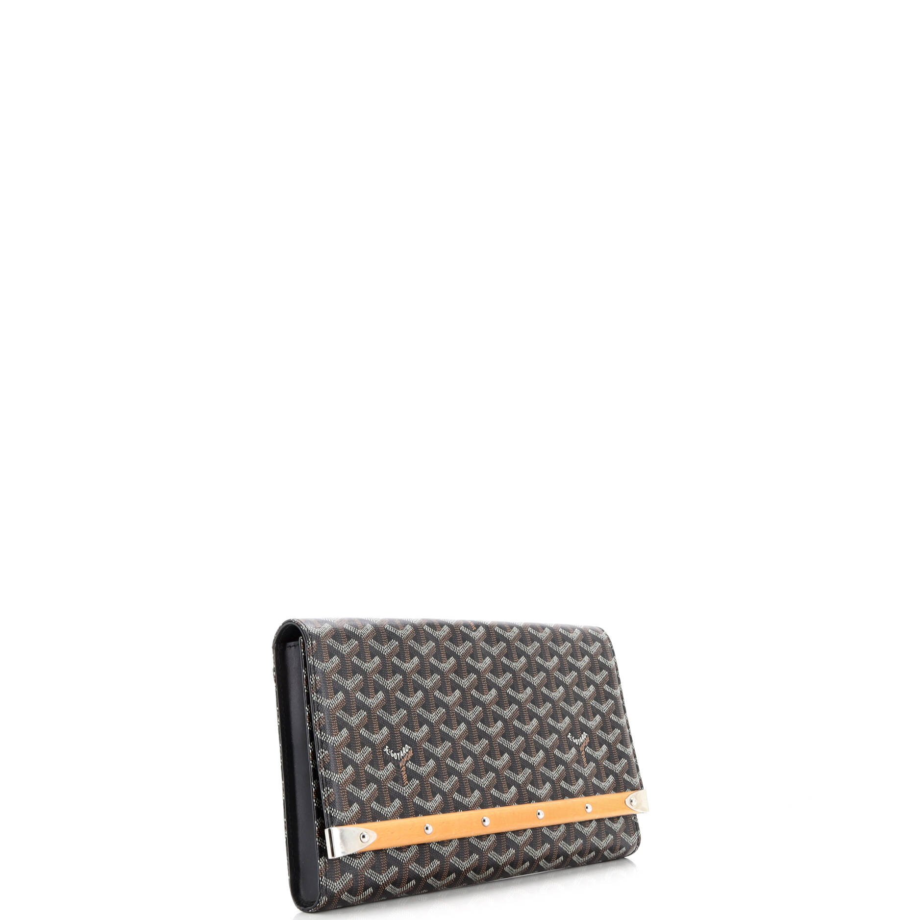 Goyard Monte Carlo Clutch Coated Canvas MM