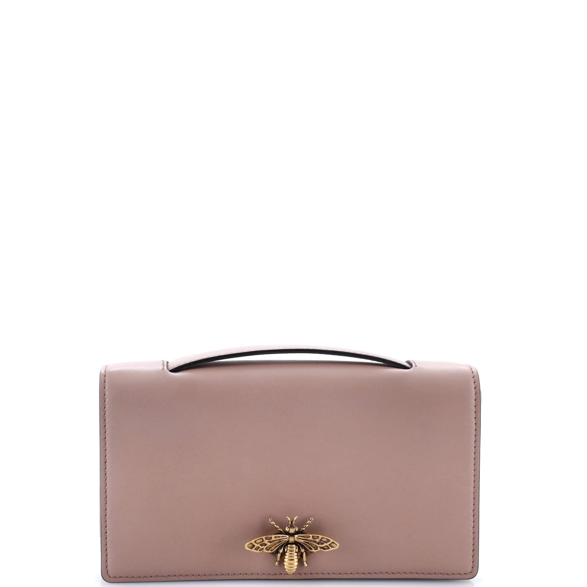 Christian Dior Bee Clutch Leather