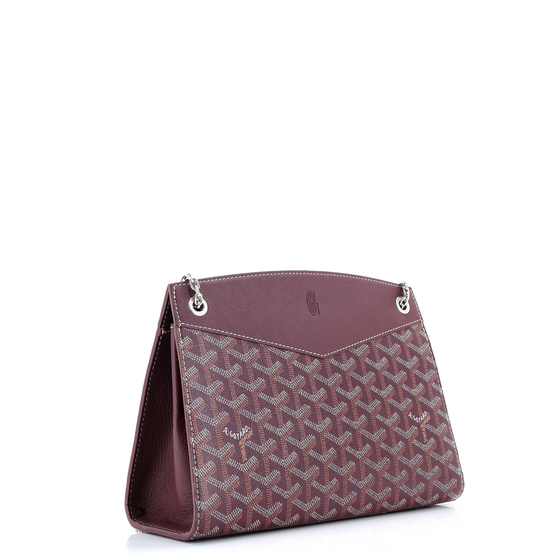 Goyard Structured Rouette Chain Shoulder Bag Coated Canvas PM