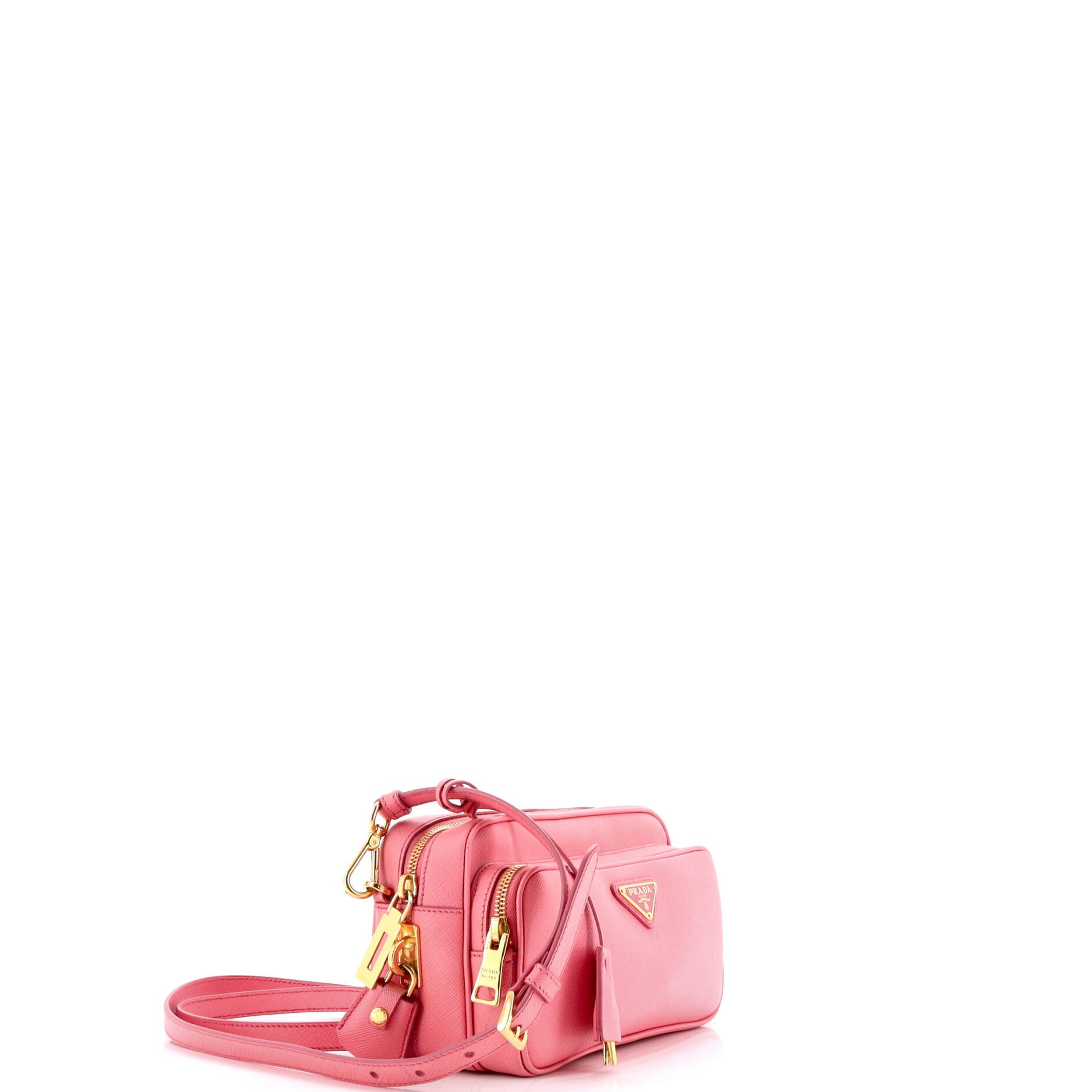 Prada Front Pocket Crossbody Bag Saffiano Leather Small