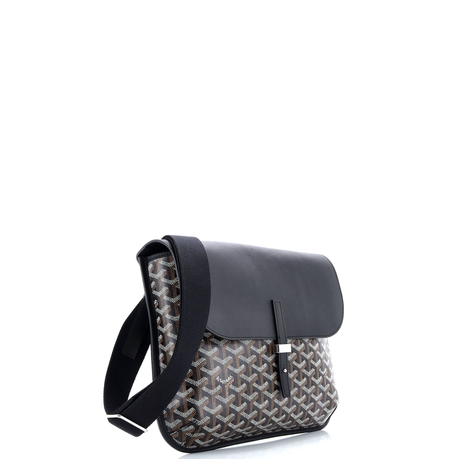 Goyard Coursier Messenger Bag Coated Canvas and Leather
