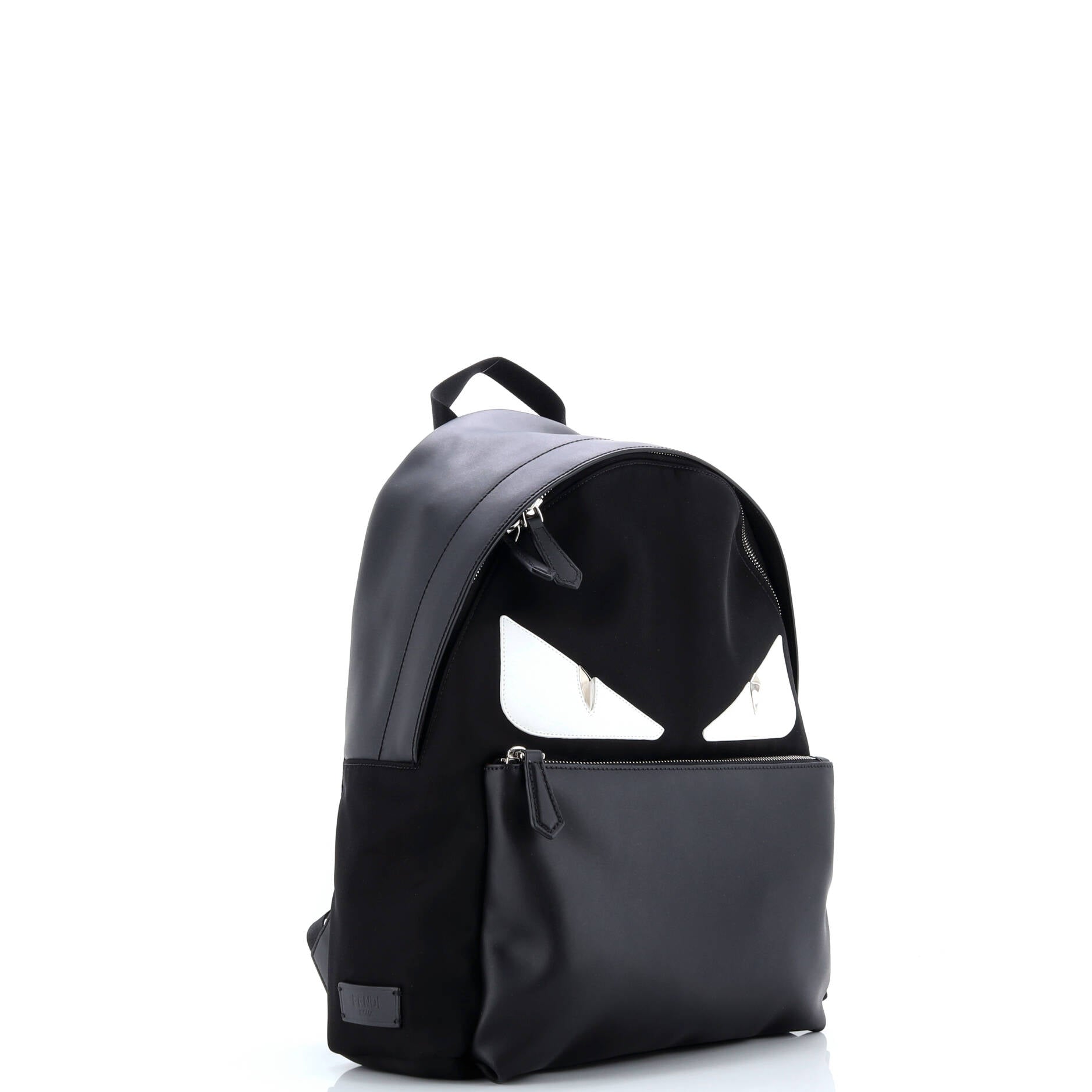 Fendi Monster Backpack Nylon with Leather Large