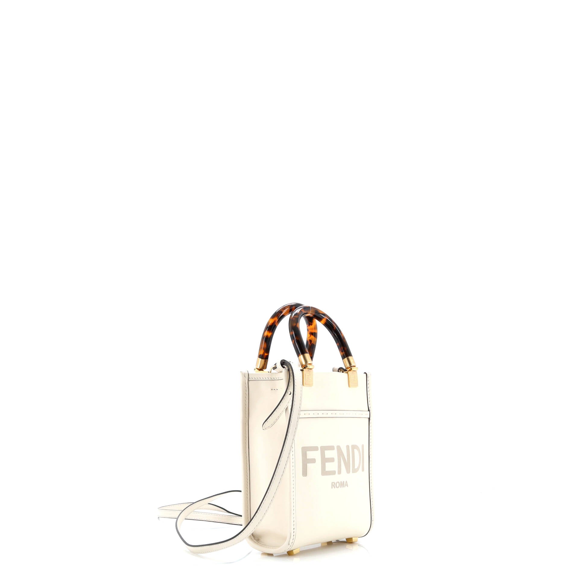 Fendi Sunshine Shopper Tote Leather Mini