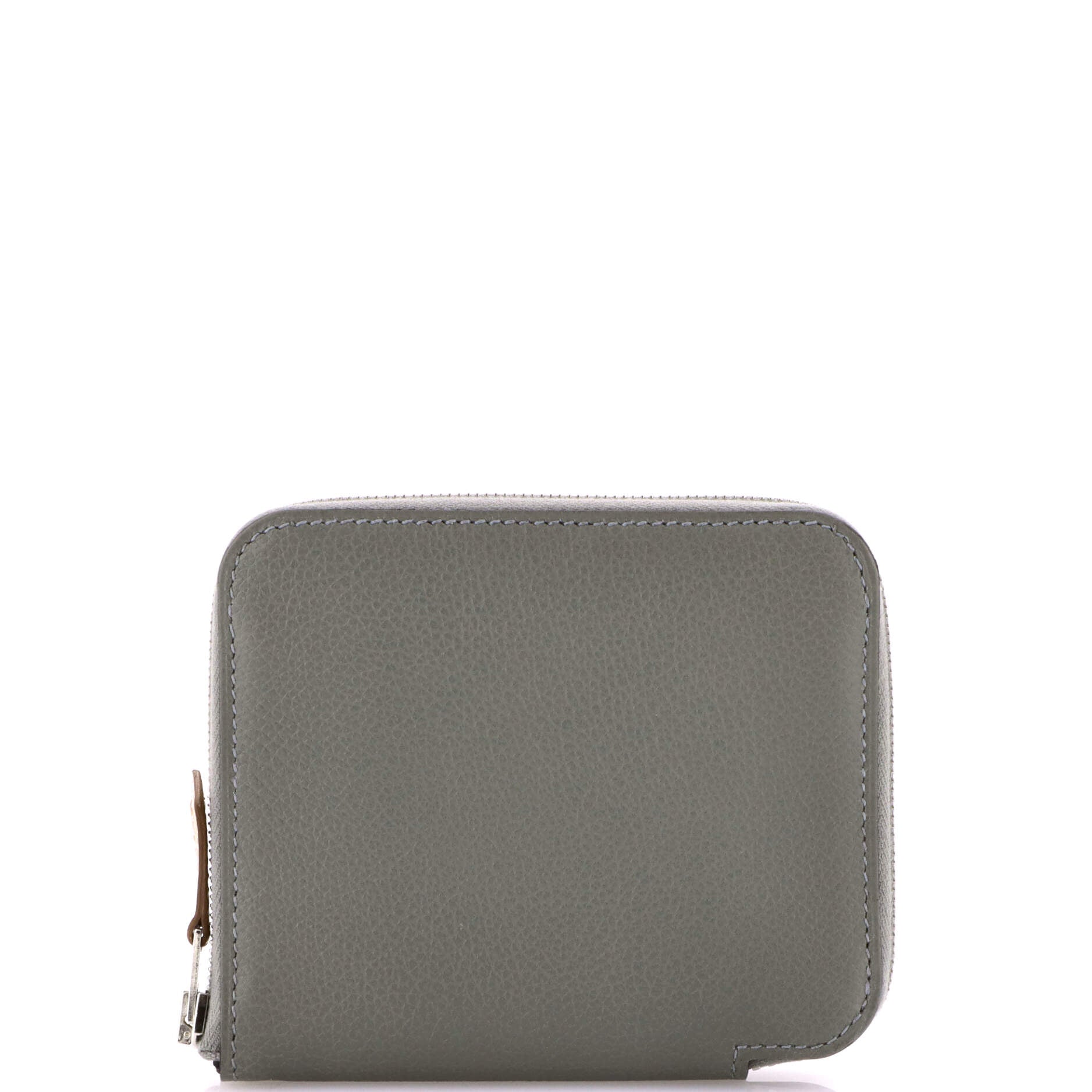 Hermes Azap Zip Around Wallet Silk'in Evercolor Compact