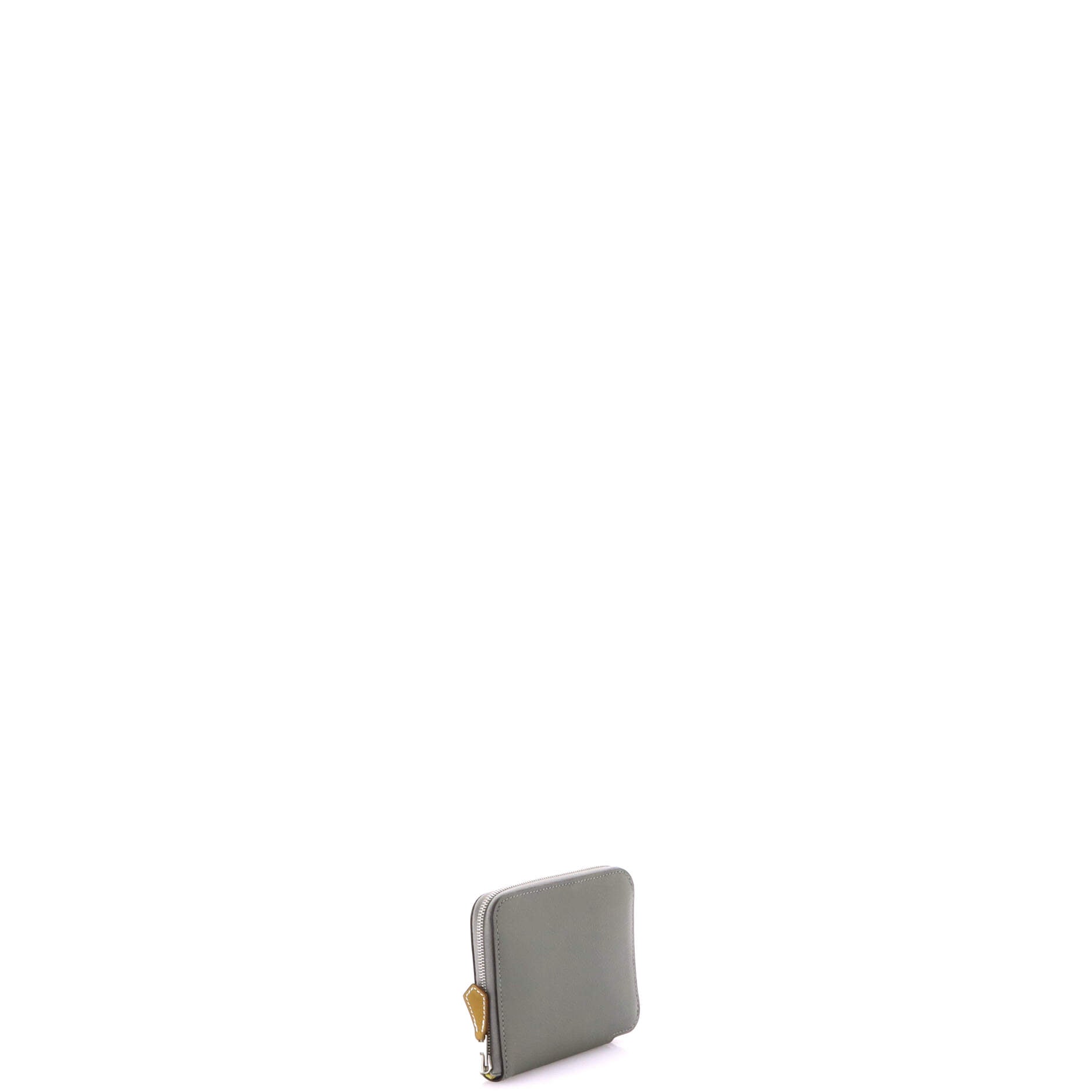 Hermes Azap Zip Around Wallet Silk'in Evercolor Compact