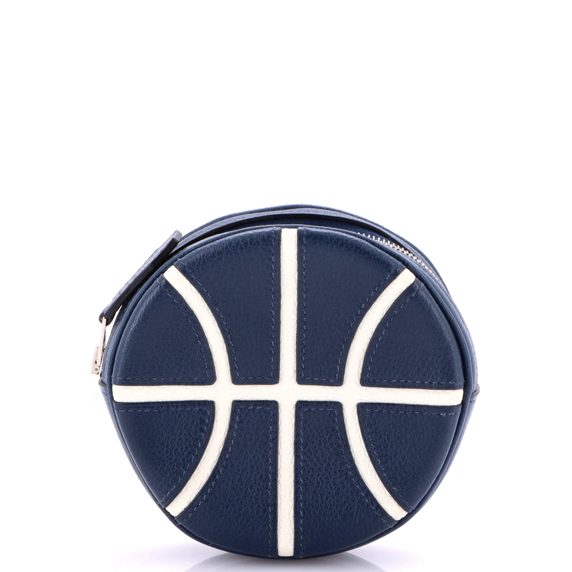 Hermes Basketball Change Purse Leather