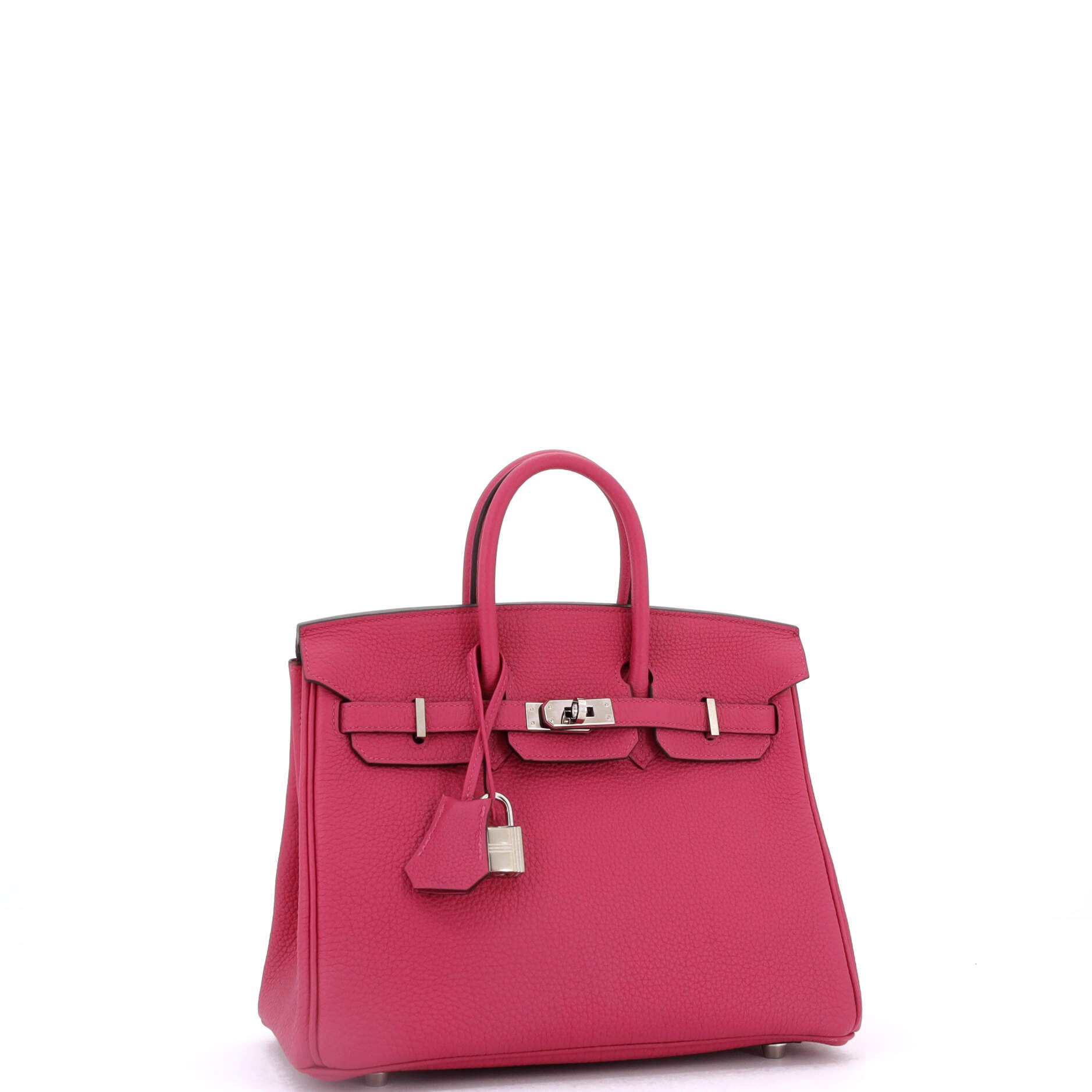 Hermes Birkin Handbag Pink Togo with Palladium Hardware 25