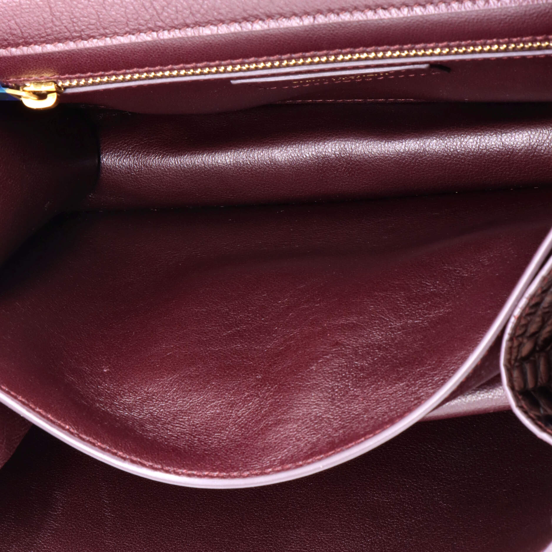 Saint Laurent Catherine Crossbody Bag Crocodile Embossed Leather