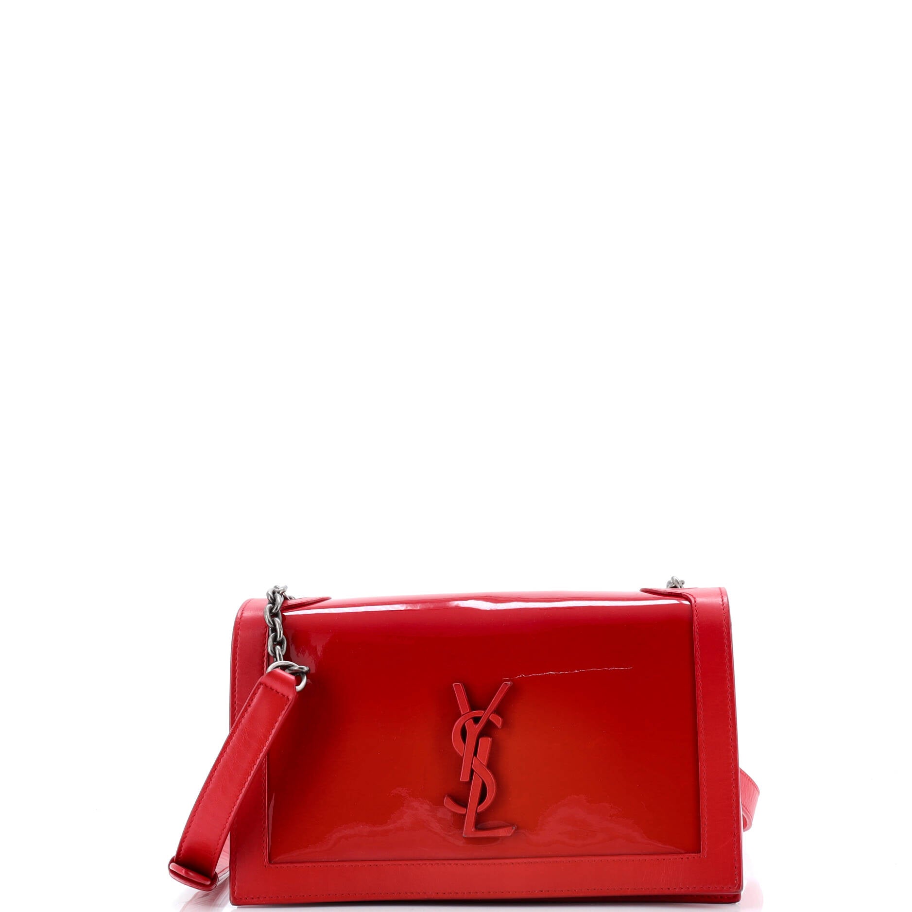 Saint Laurent Book Bag Patent and Leather