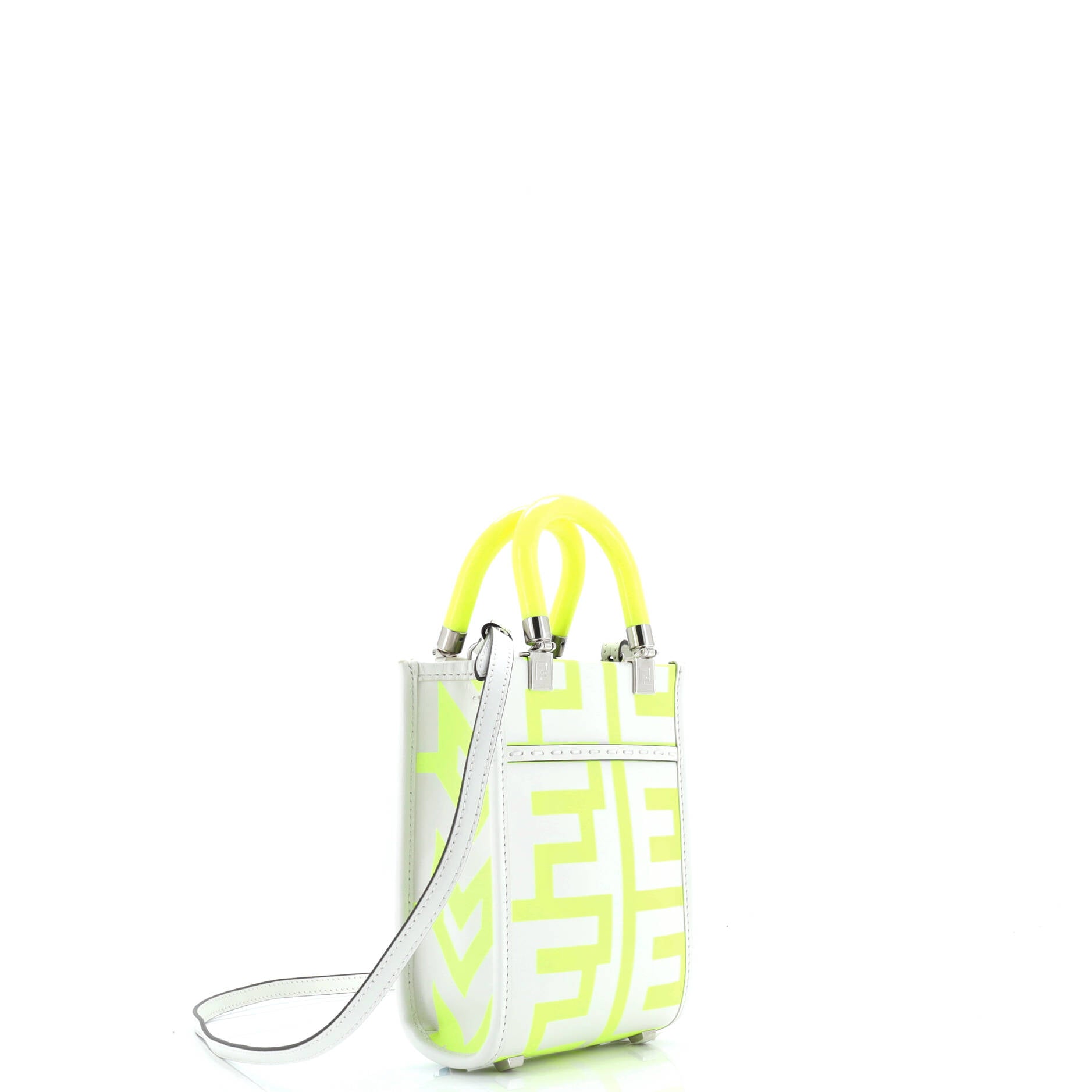 Fendi x Marc Jacobs Sunshine Shopper Tote Printed Leather Mini