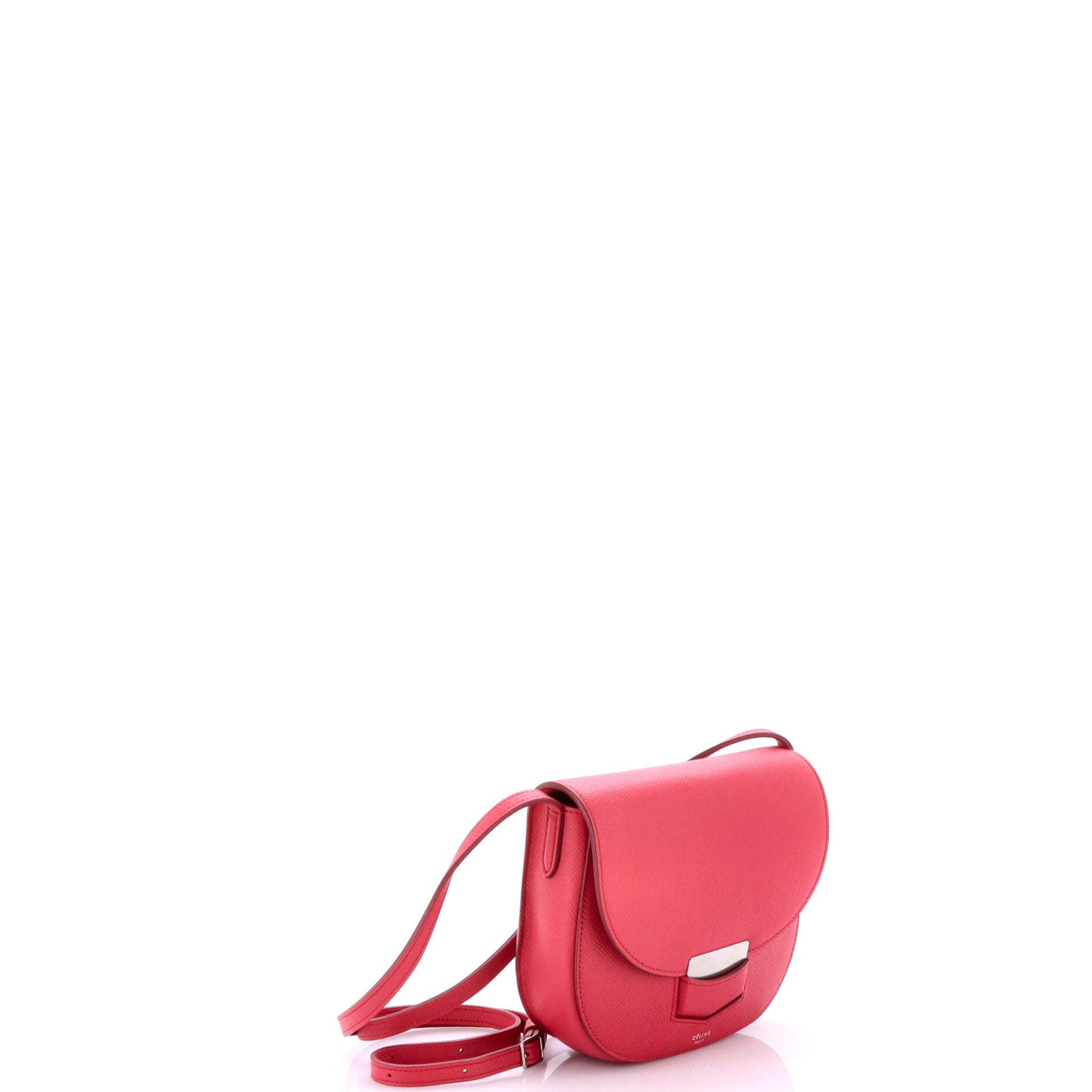 Celine Trotteur Crossbody Bag Grainy Leather Small