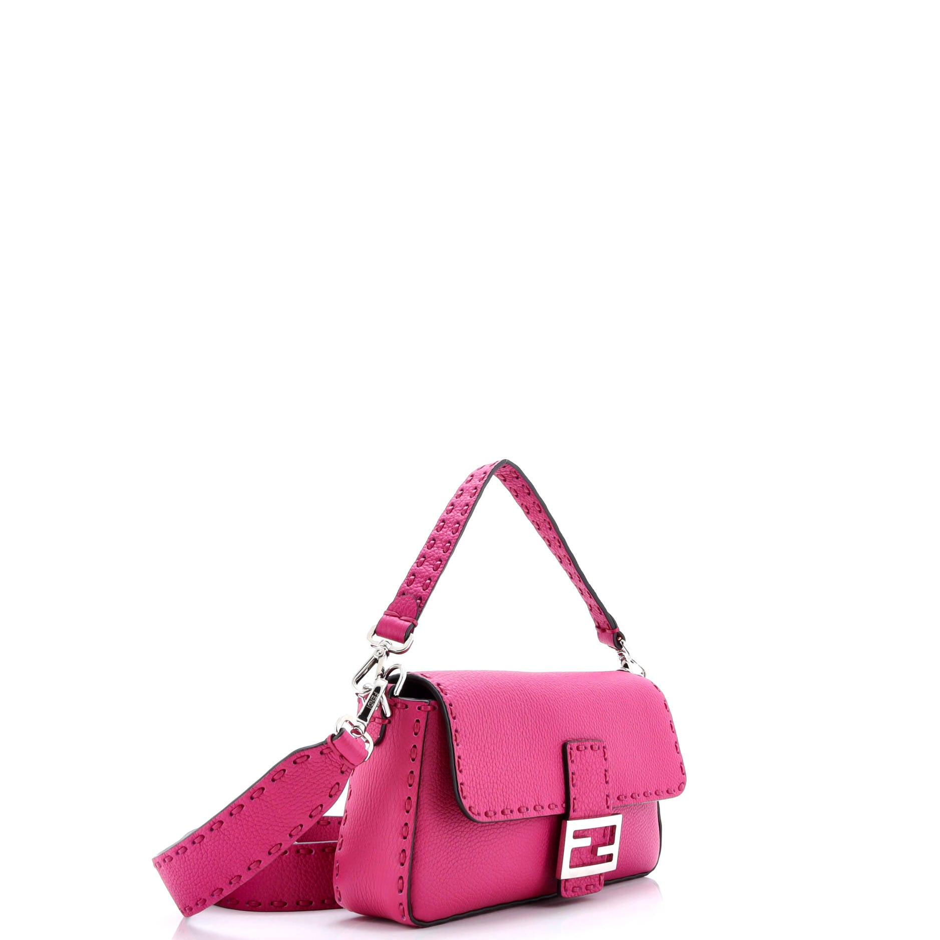 Fendi Selleria Baguette NM Bag Leather Medium
