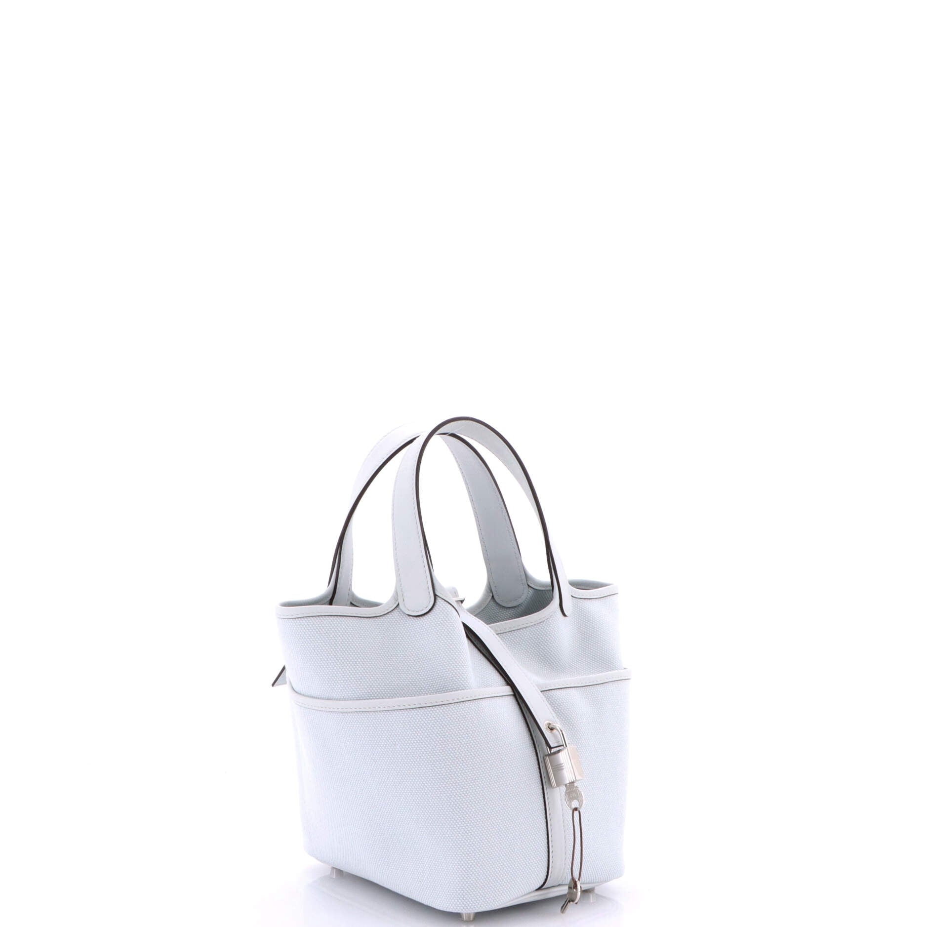 Hermes Cargo Picotin Lock Bag Canvas and Swift PM