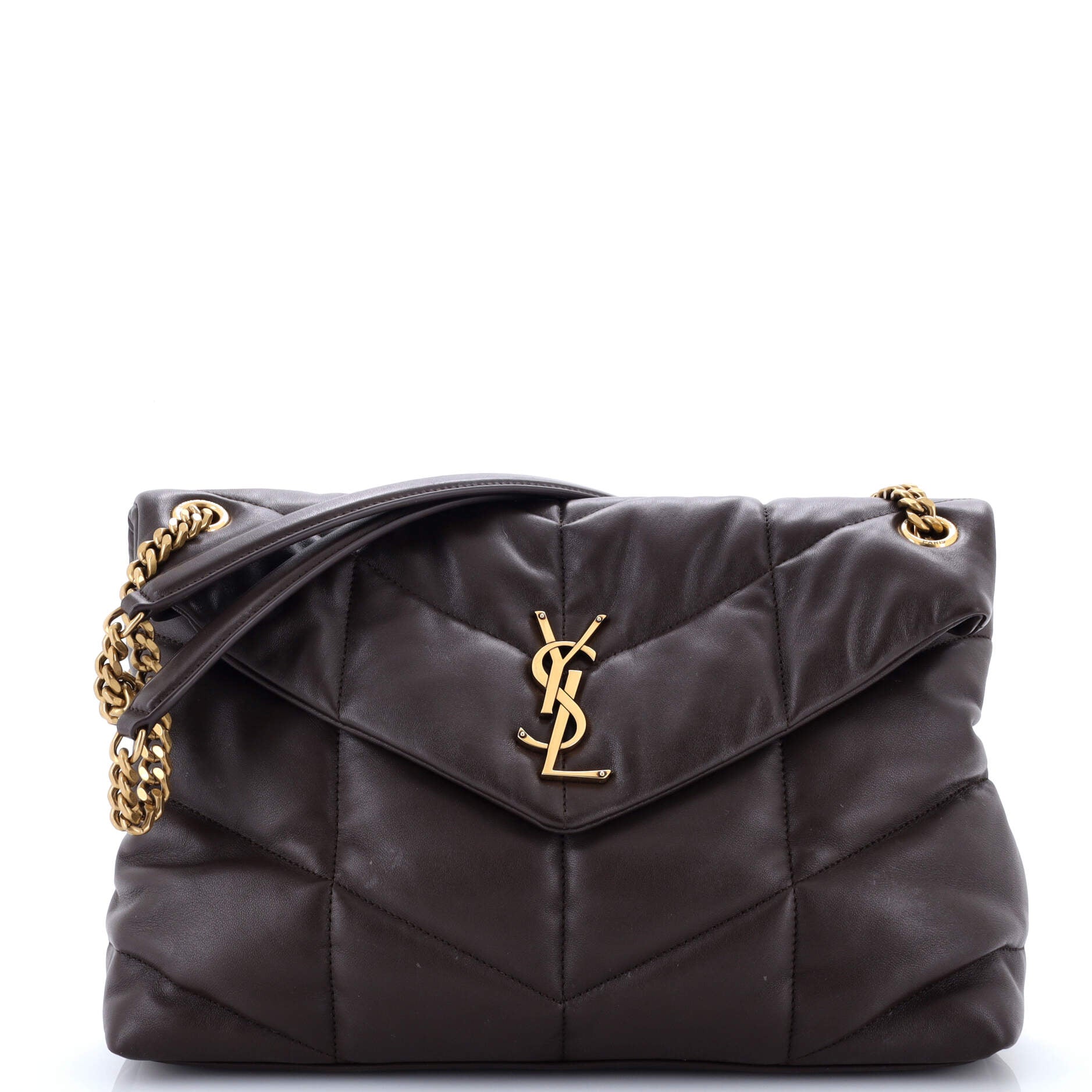 Saint Laurent Loulou Puffer Shoulder Bag Quilted Leather Medium