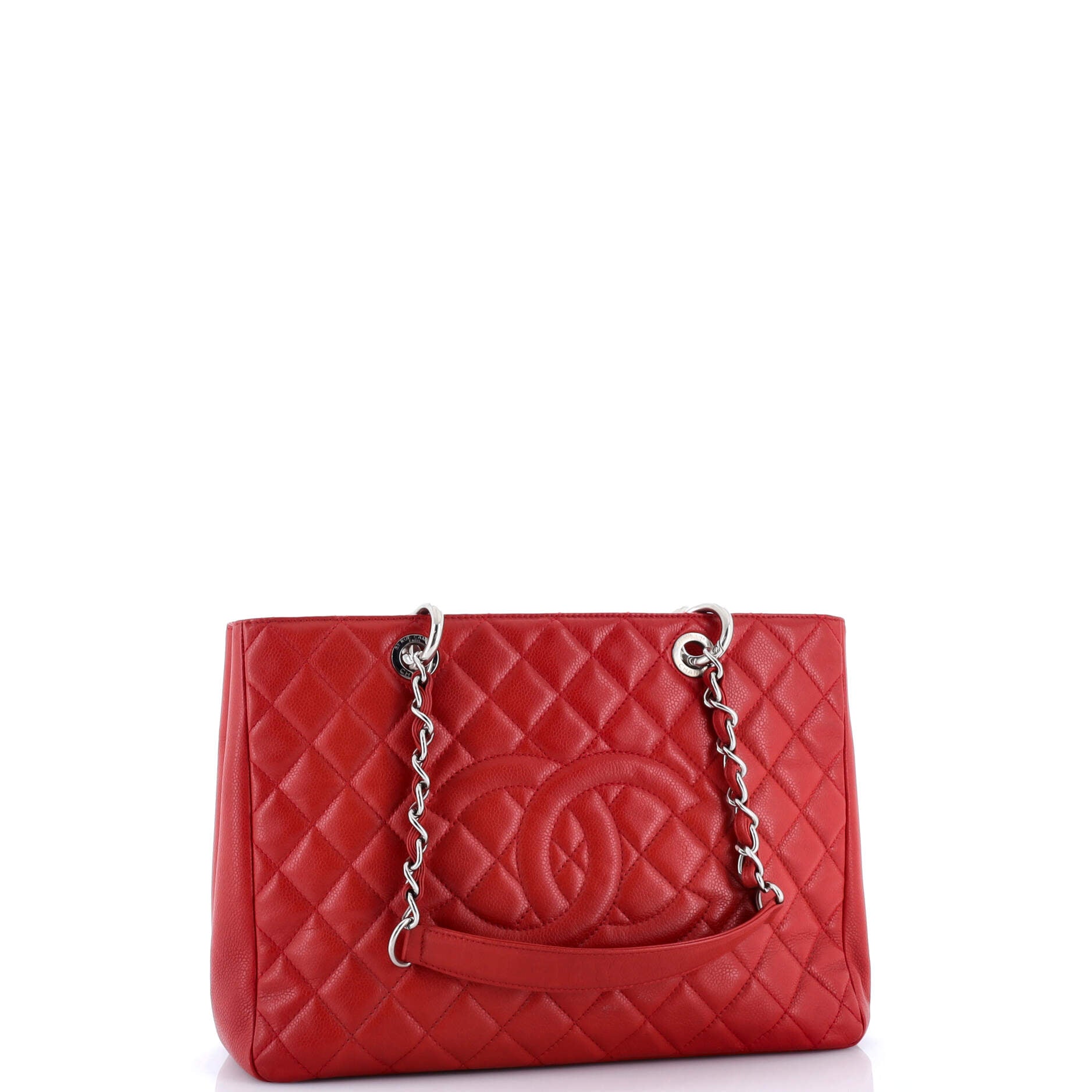 Chanel Grand Shopping Tote Quilted Caviar