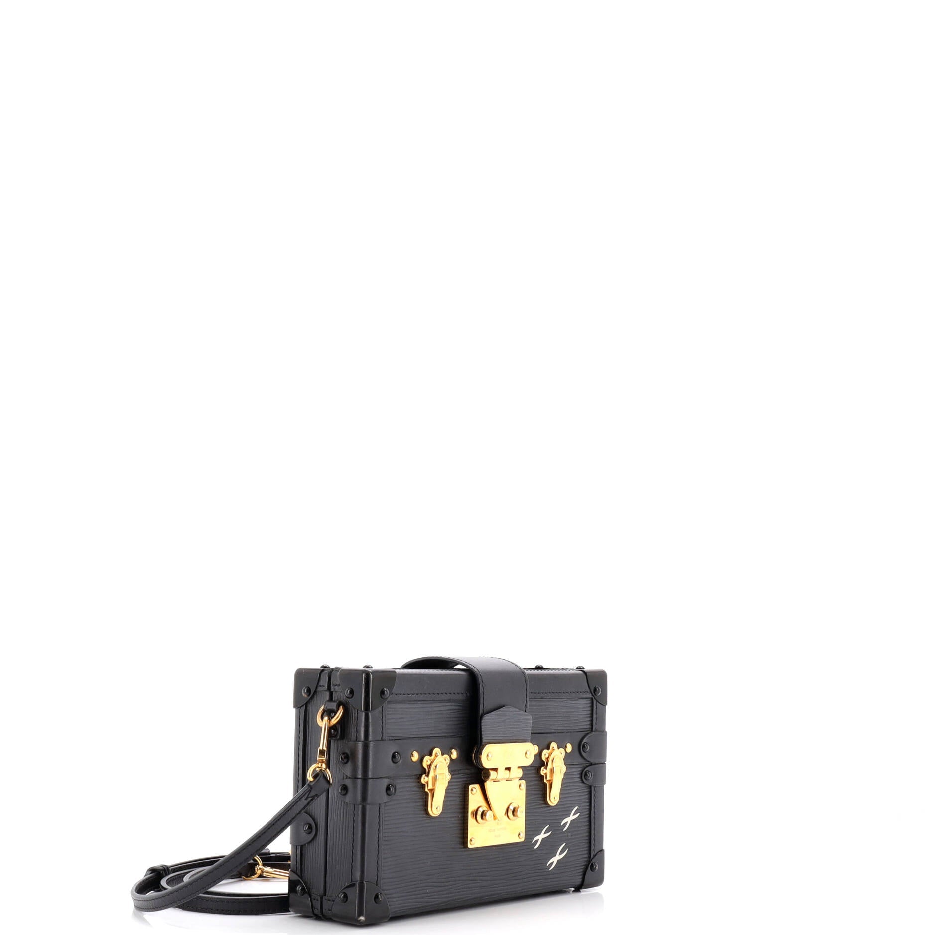 Louis Vuitton Petite Malle Handbag Epi Leather