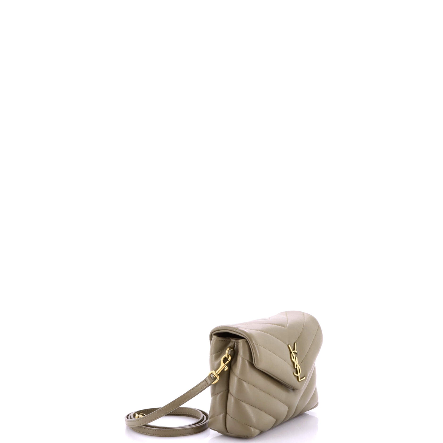 Saint Laurent Loulou Shoulder Bag Matelasse Chevron Leather Toy