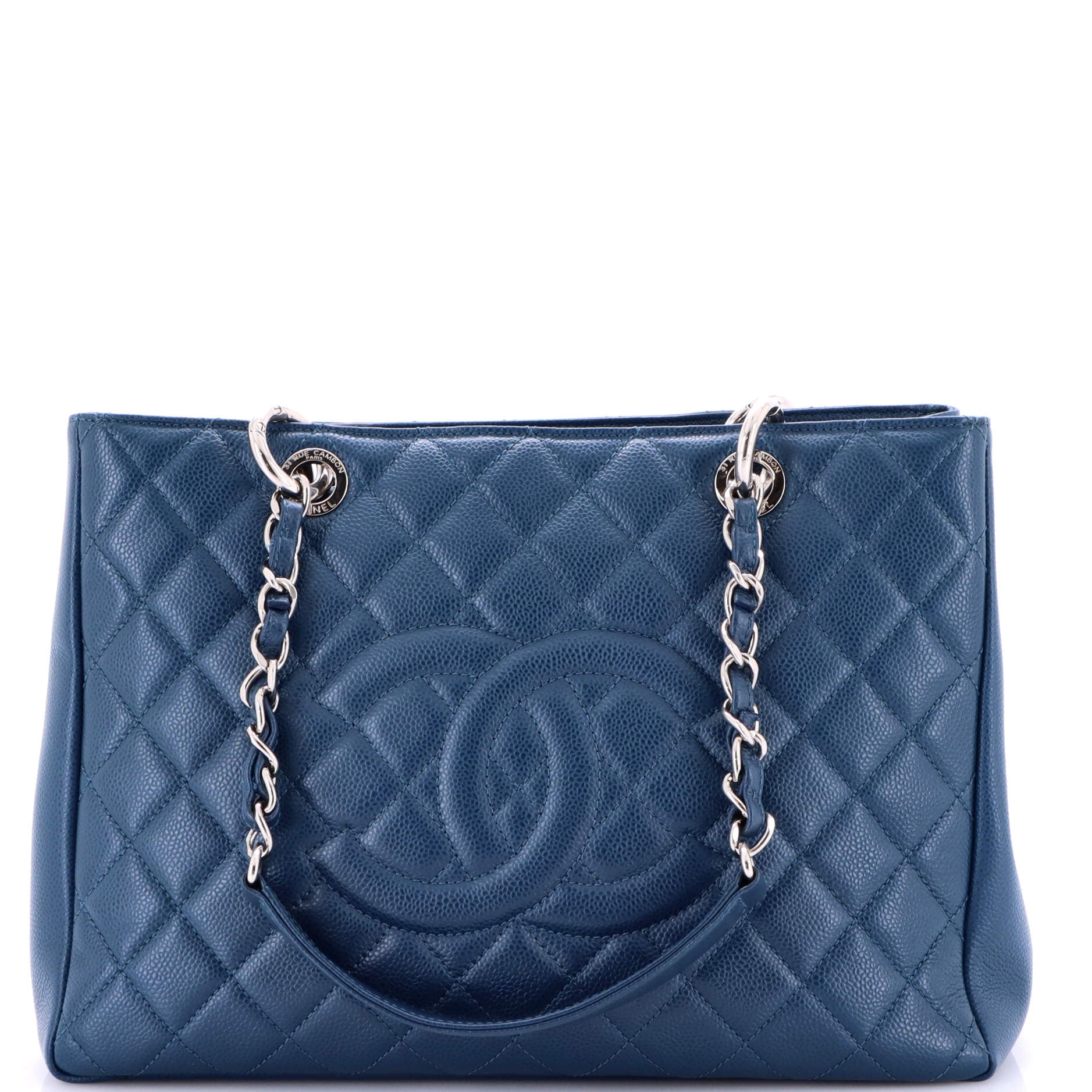 Chanel Grand Shopping Tote Quilted Caviar