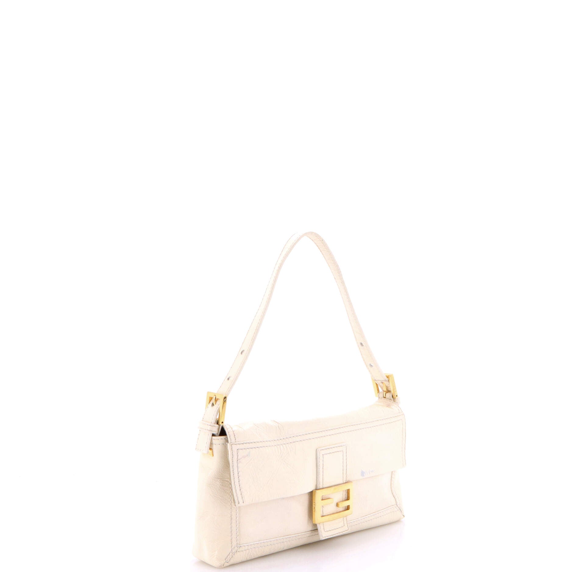 Fendi Convertible Baguette Crossbody Patent Medium